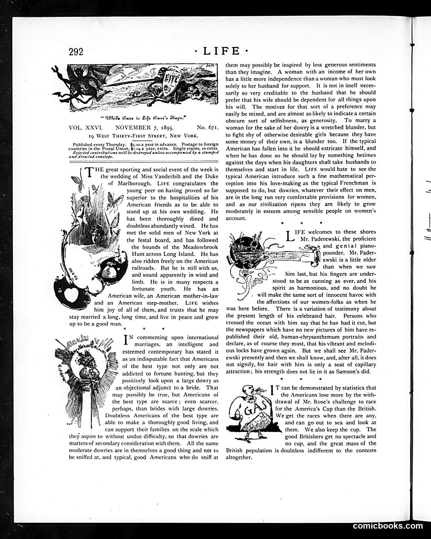 Life — November 7, 1895 — page 4: Life, 1895-11-07