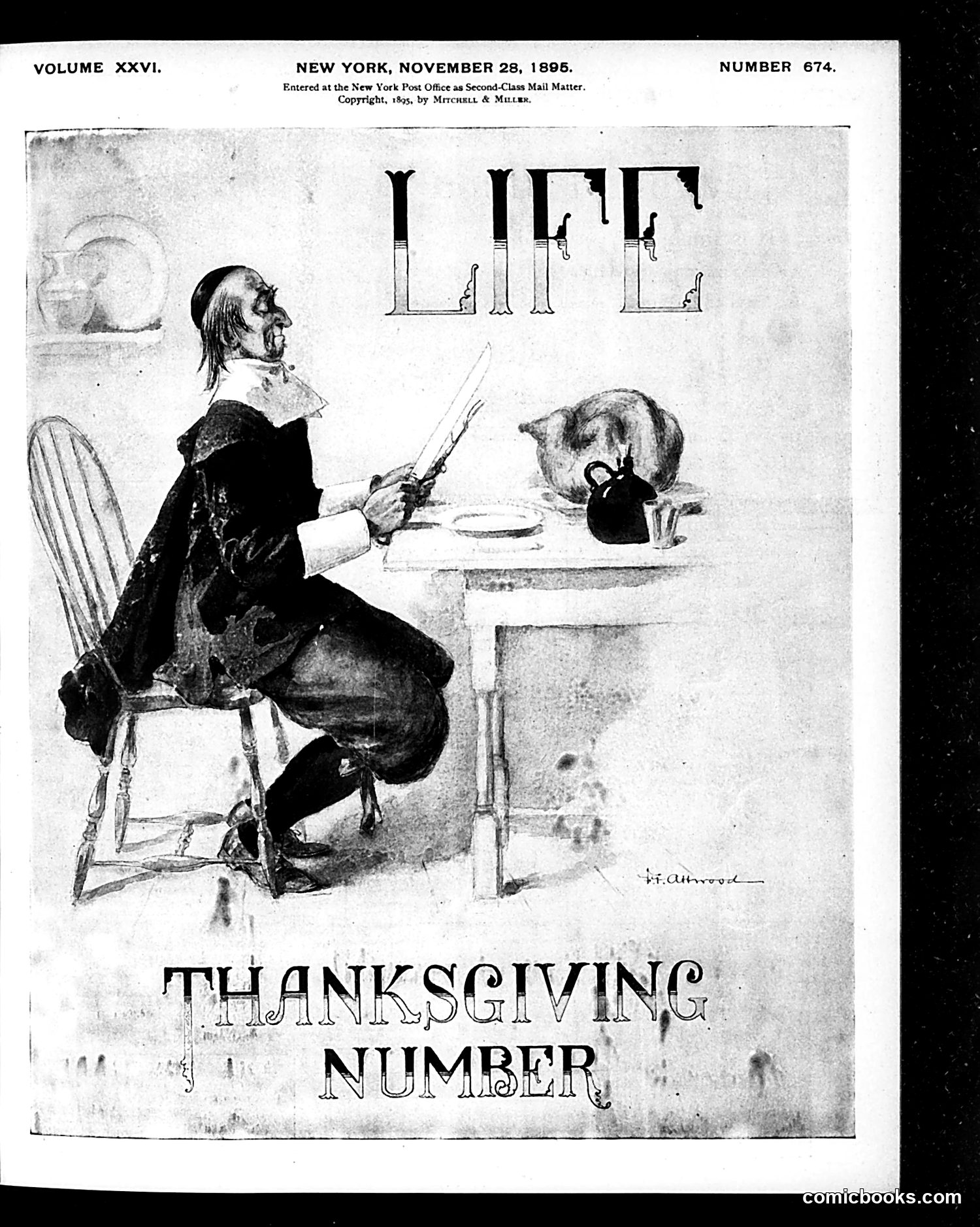 Life — November 28, 1895 — page 1: Life, 1895-11-28
