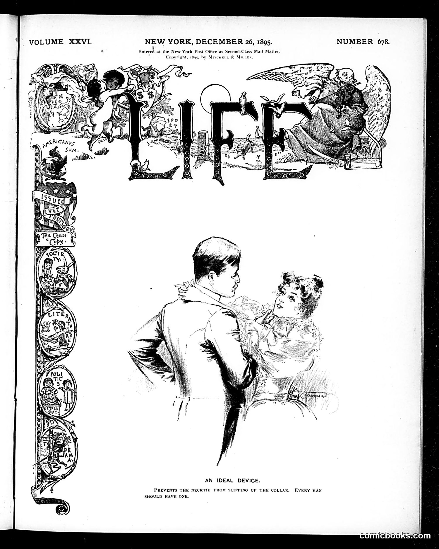 Life — December 26, 1895 — page 1: Life, 1895-12-26