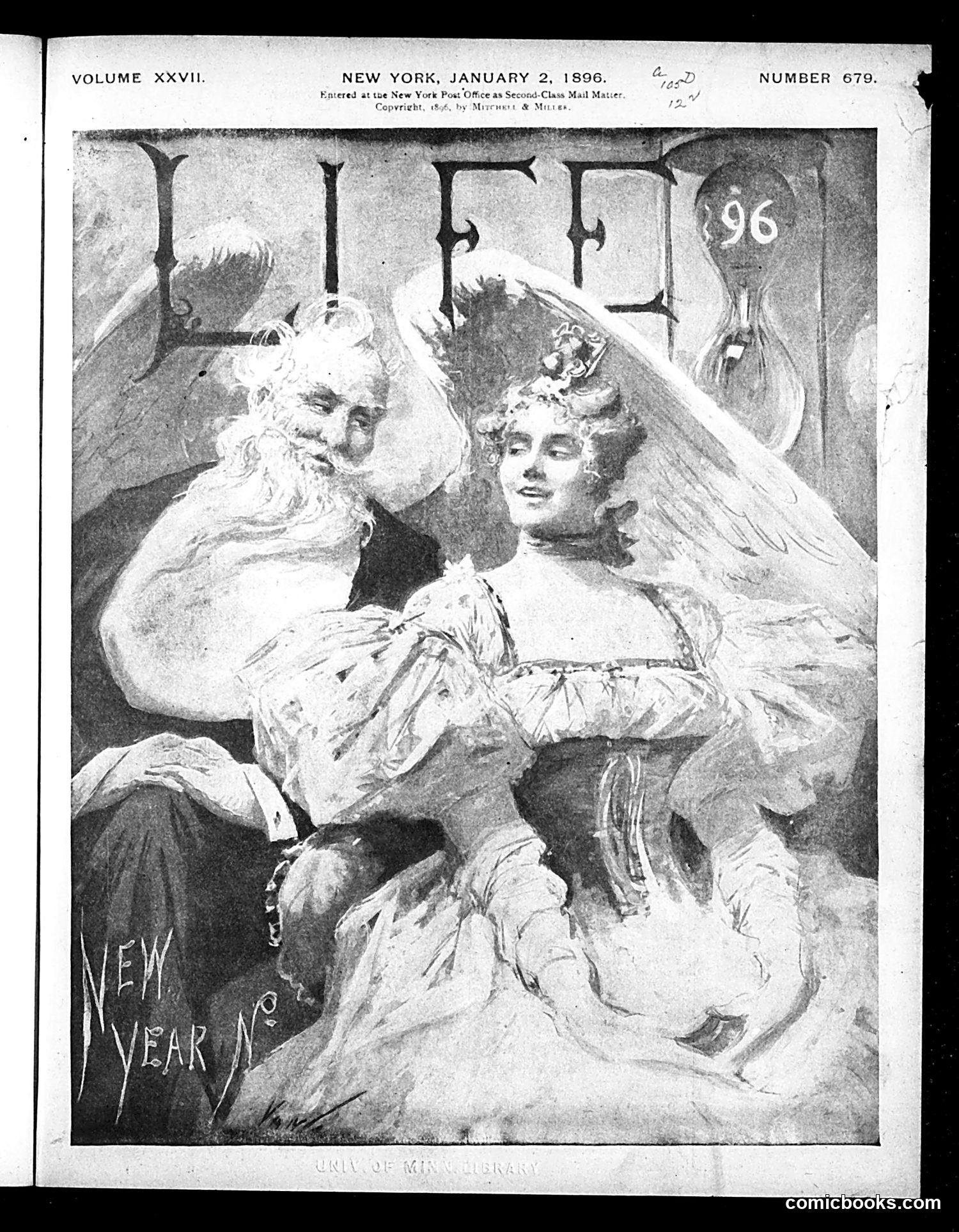 Life — January 2, 1896 — page 1: Life, 1896-01-02