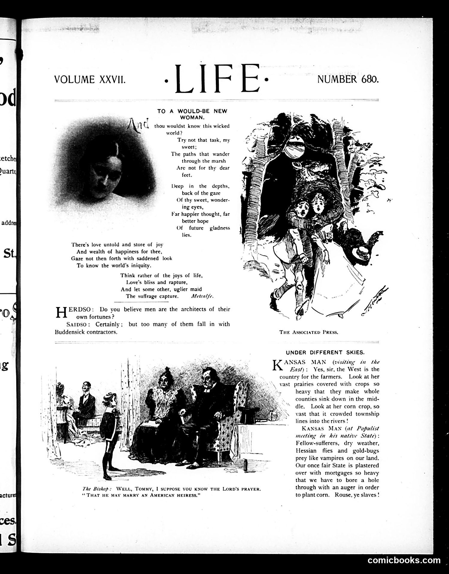 Life — January 9, 1896 — page 3: Life, 1896-01-09