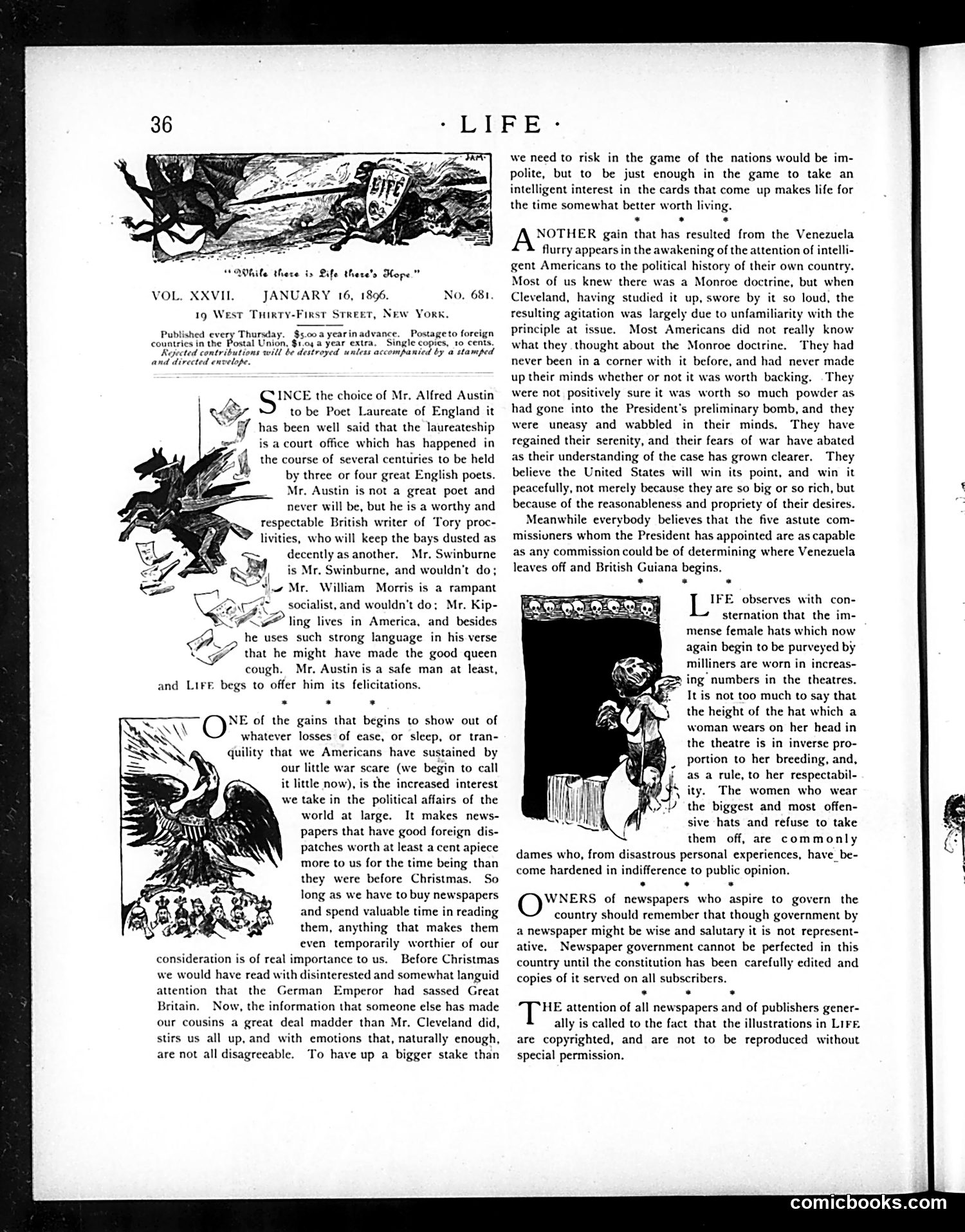 Life — January 16, 1896 — page 4: Life, 1896-01-16