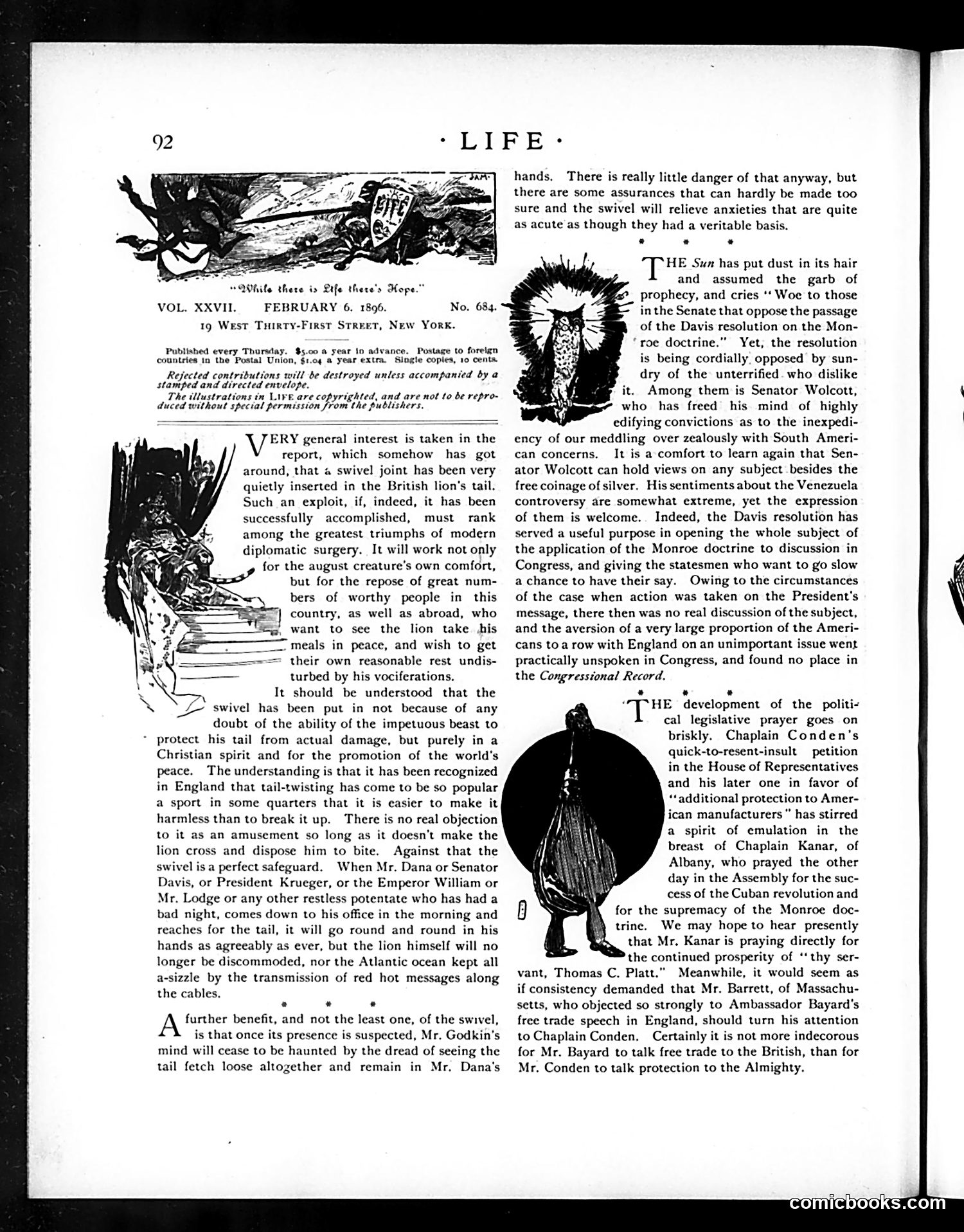 Life — February 6, 1896 — page 4: Life, 1896-02-06