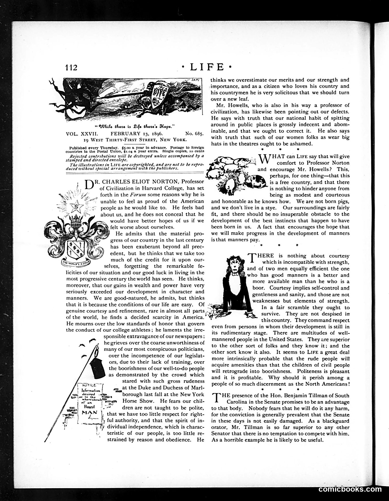 Life — February 13, 1896 — page 4: Life, 1896-02-13
