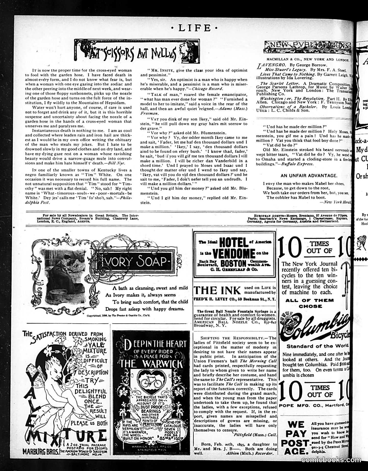 Life — March 19, 1896 — page 14: Life, 1896-03-19