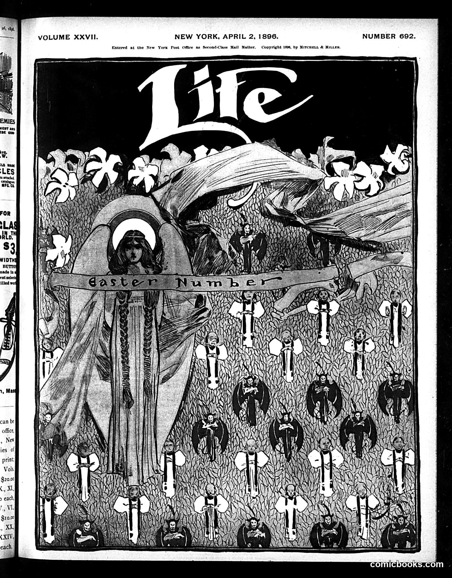 Life — April 2, 1896 — page 1: Life, 1896-04-02