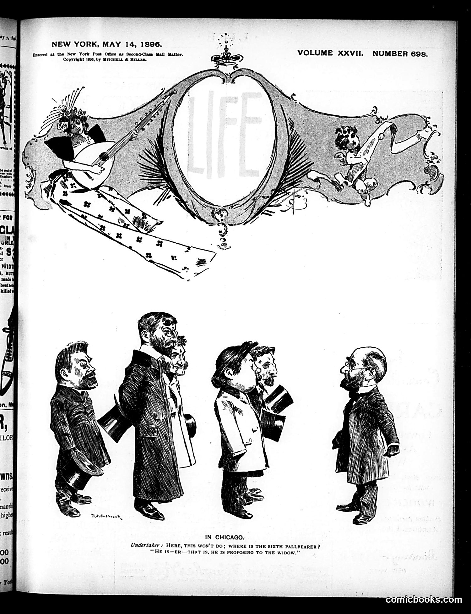 Life — May 14, 1896 — page 1: Life, 1896-05-14