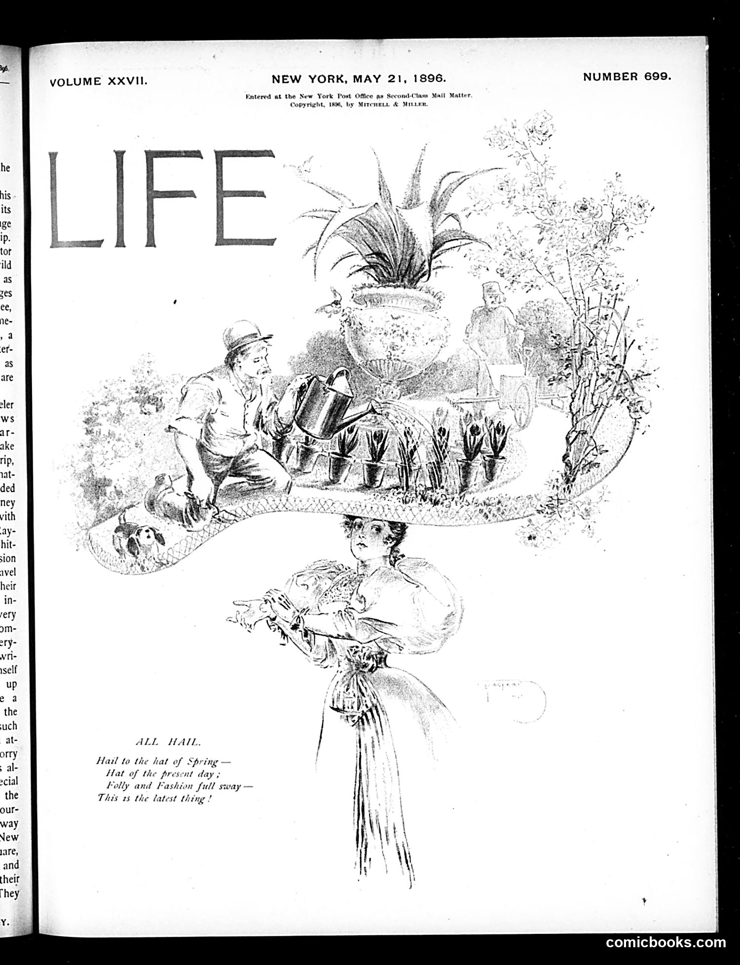 Life — May 21, 1896 — page 1: Life, 1896-05-21