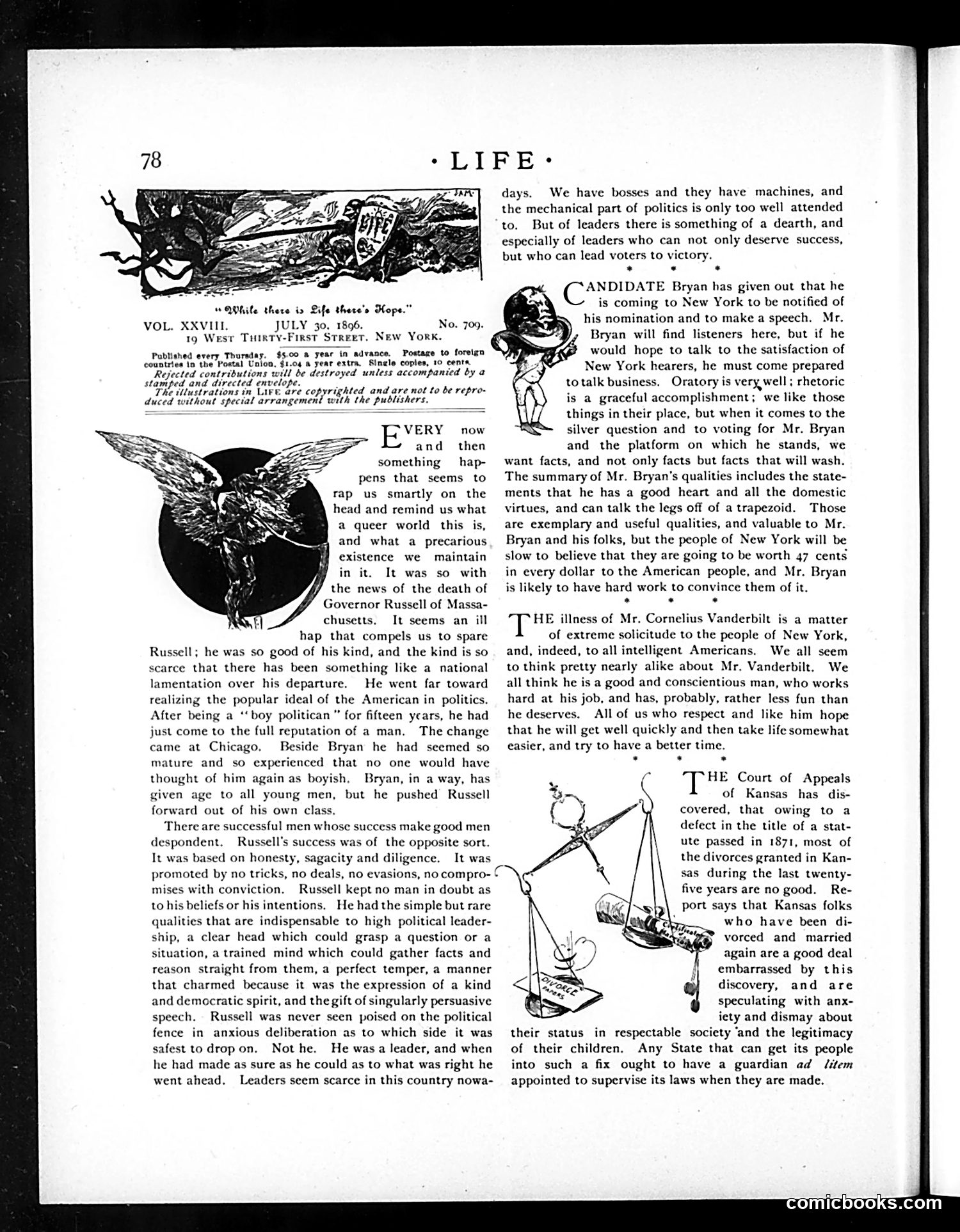 Life — July 30, 1896 — page 4: Life, 1896-07-30