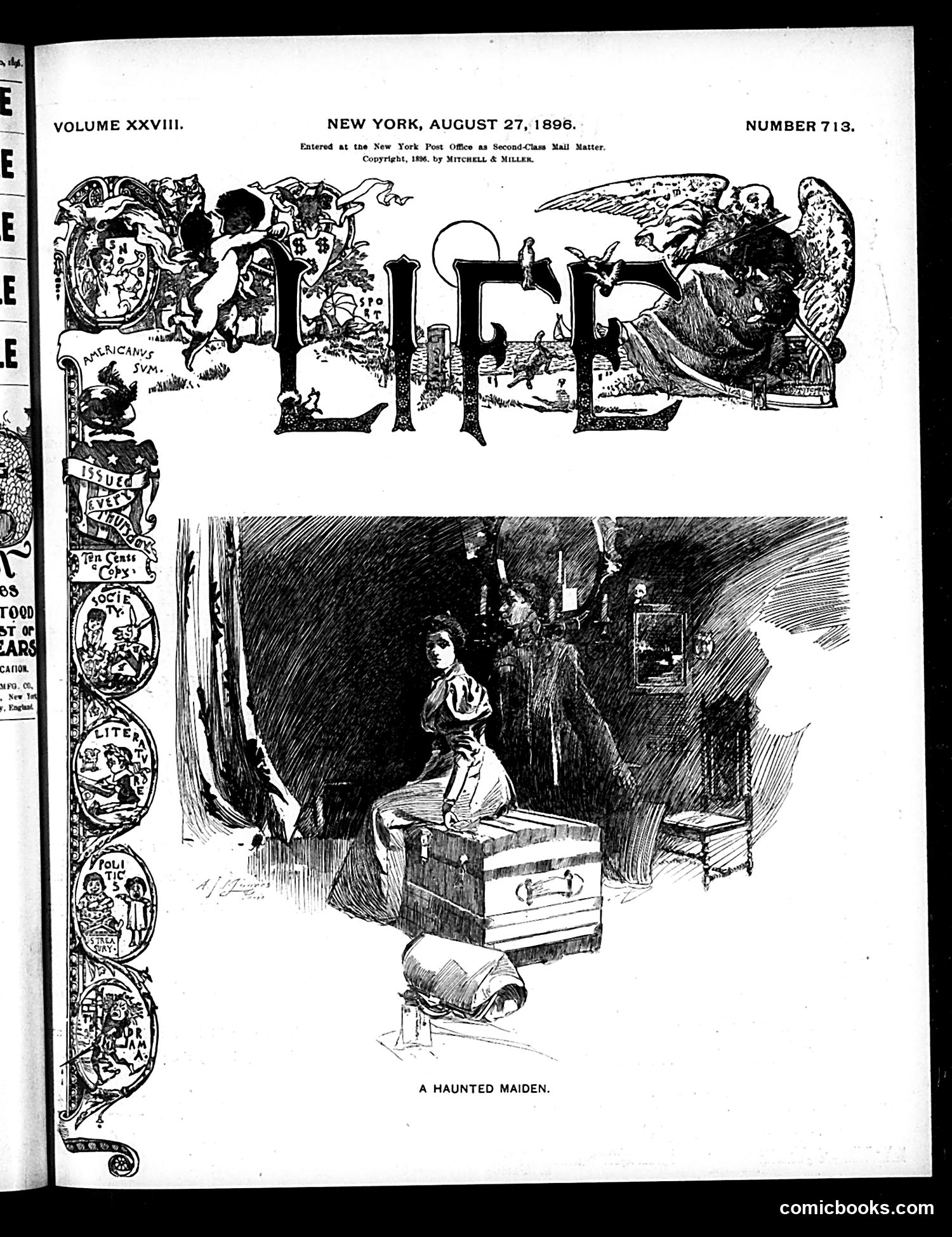 Life — August 27, 1896 — page 1: Life, 1896-08-27