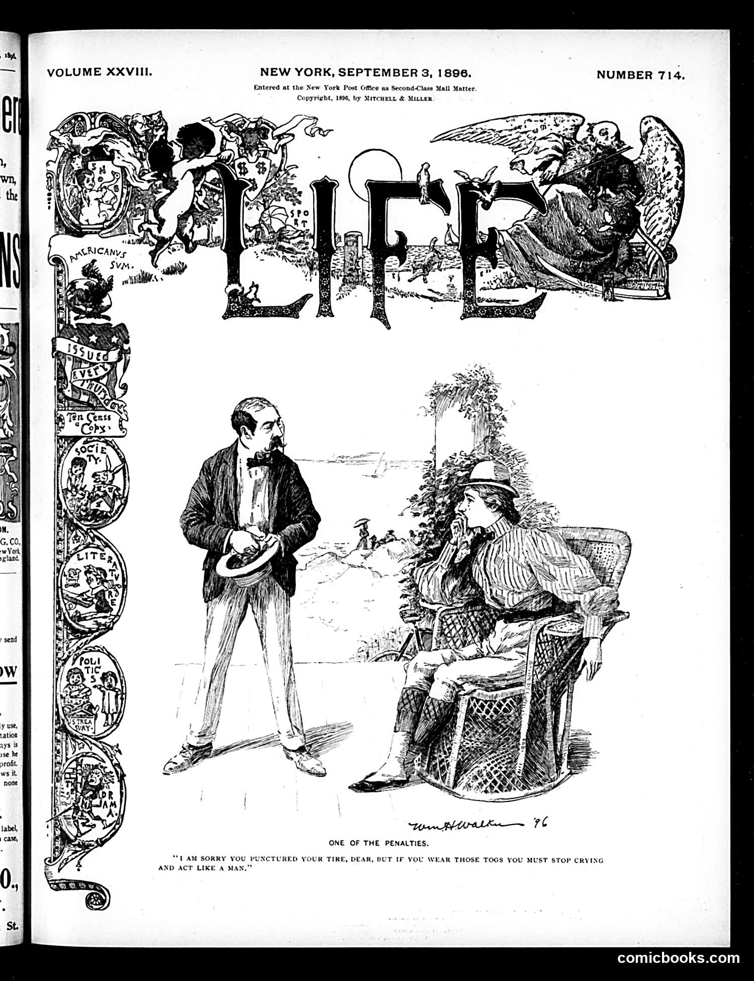 Life — September 3, 1896 — page 1: Life, 1896-09-03