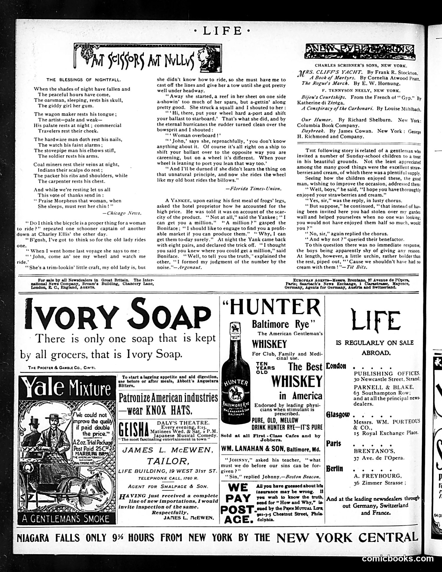 Life — October 15, 1896 — page 14: Life, 1896-10-15