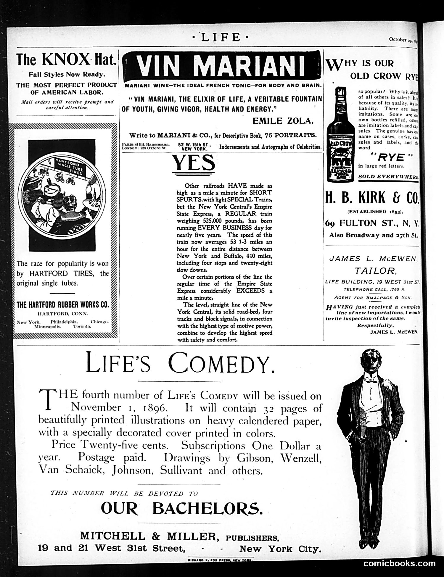 Life — November 5, 1896 — page 6: Life, 1896-11-05