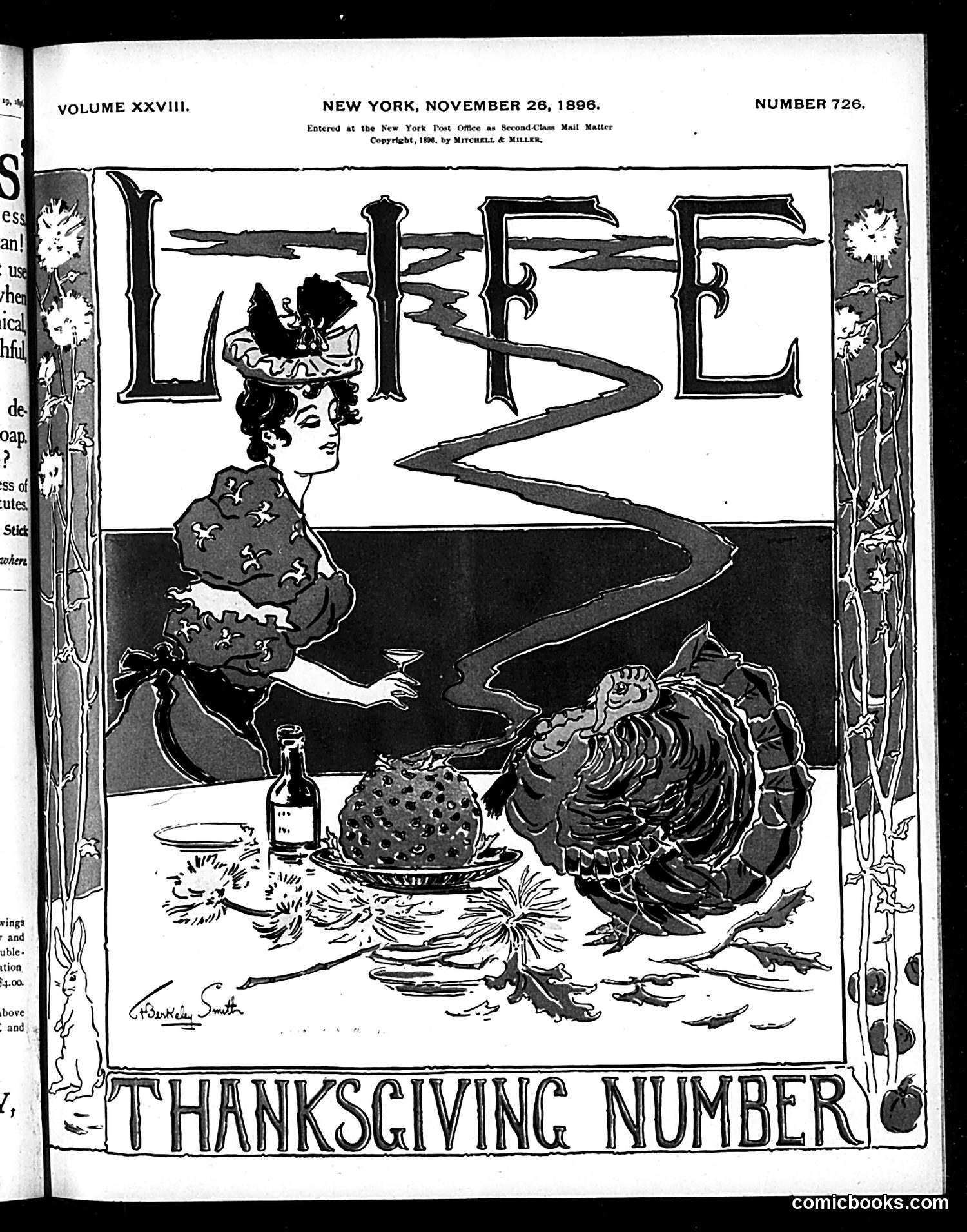Life — November 26, 1896 — page 1: Life, 1896-11-26