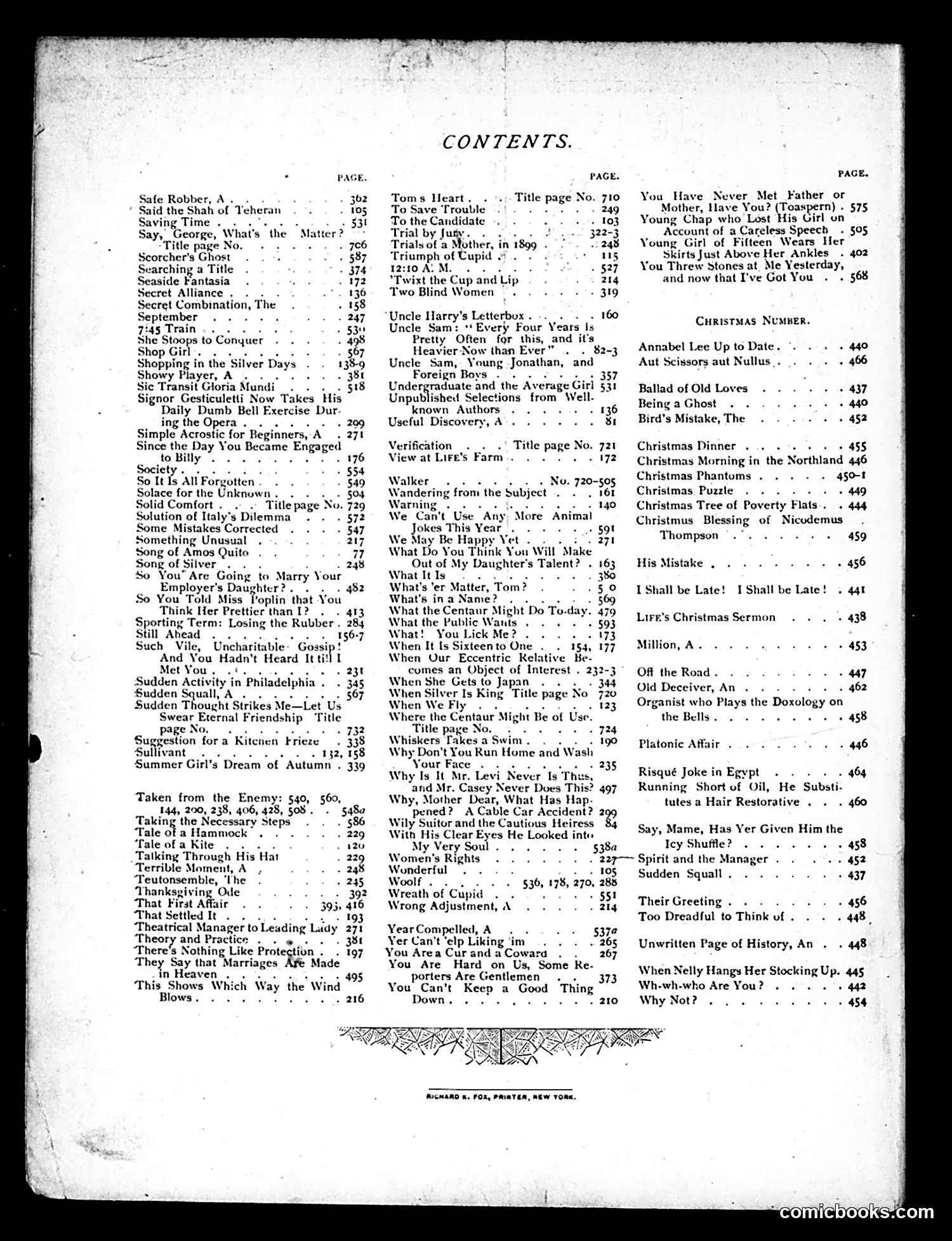 Life — 1896 — page 2: Life, 1896