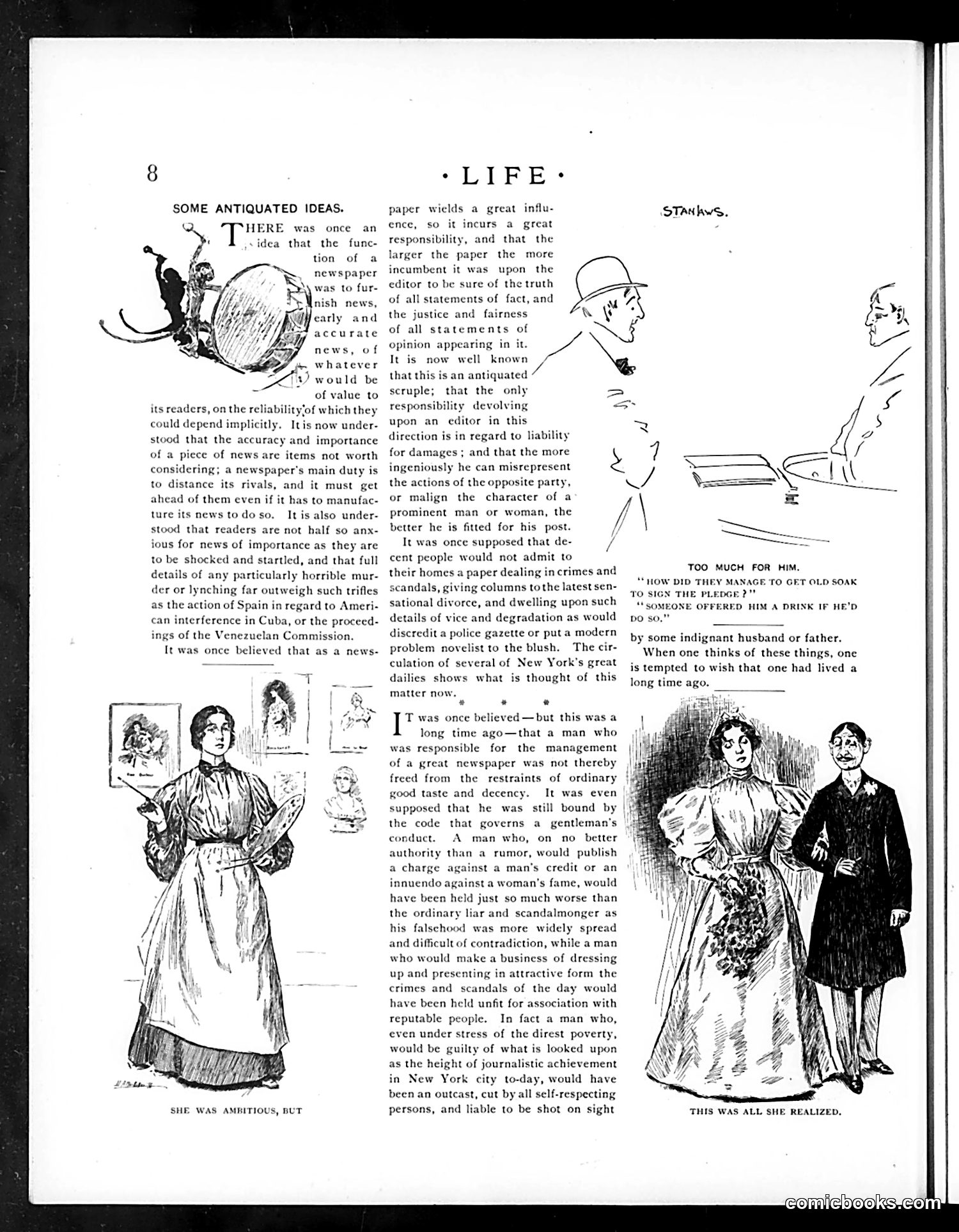 Life — January 7, 1897 — page 8: Life, 1897-01-07