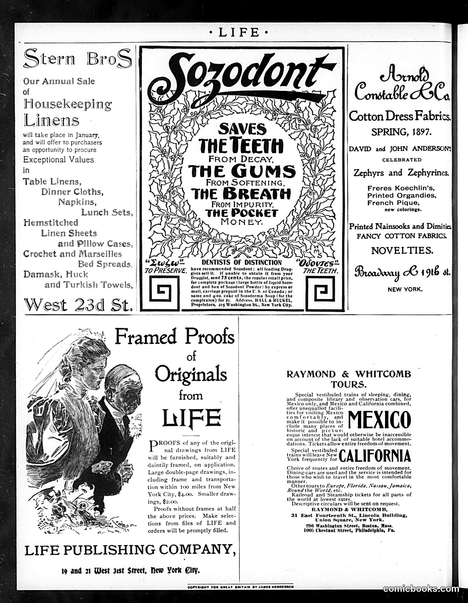 Life — January 14, 1897 — page 2: Life, 1897-01-14
