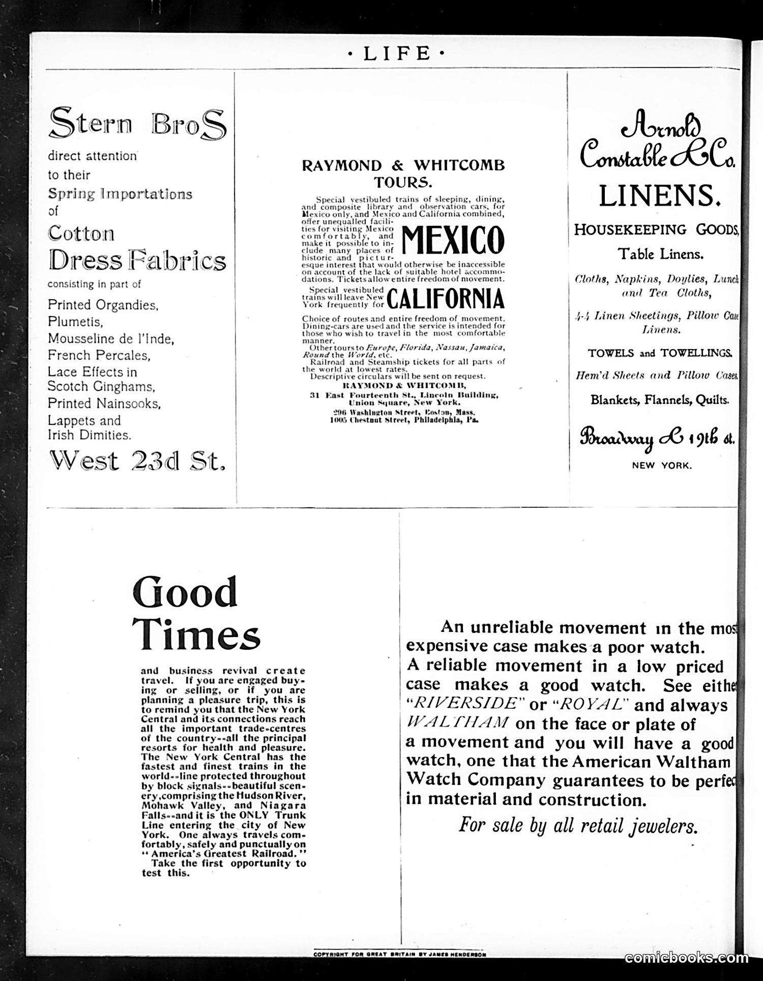 Life — January 21, 1897 — page 2: Life, 1897-01-21