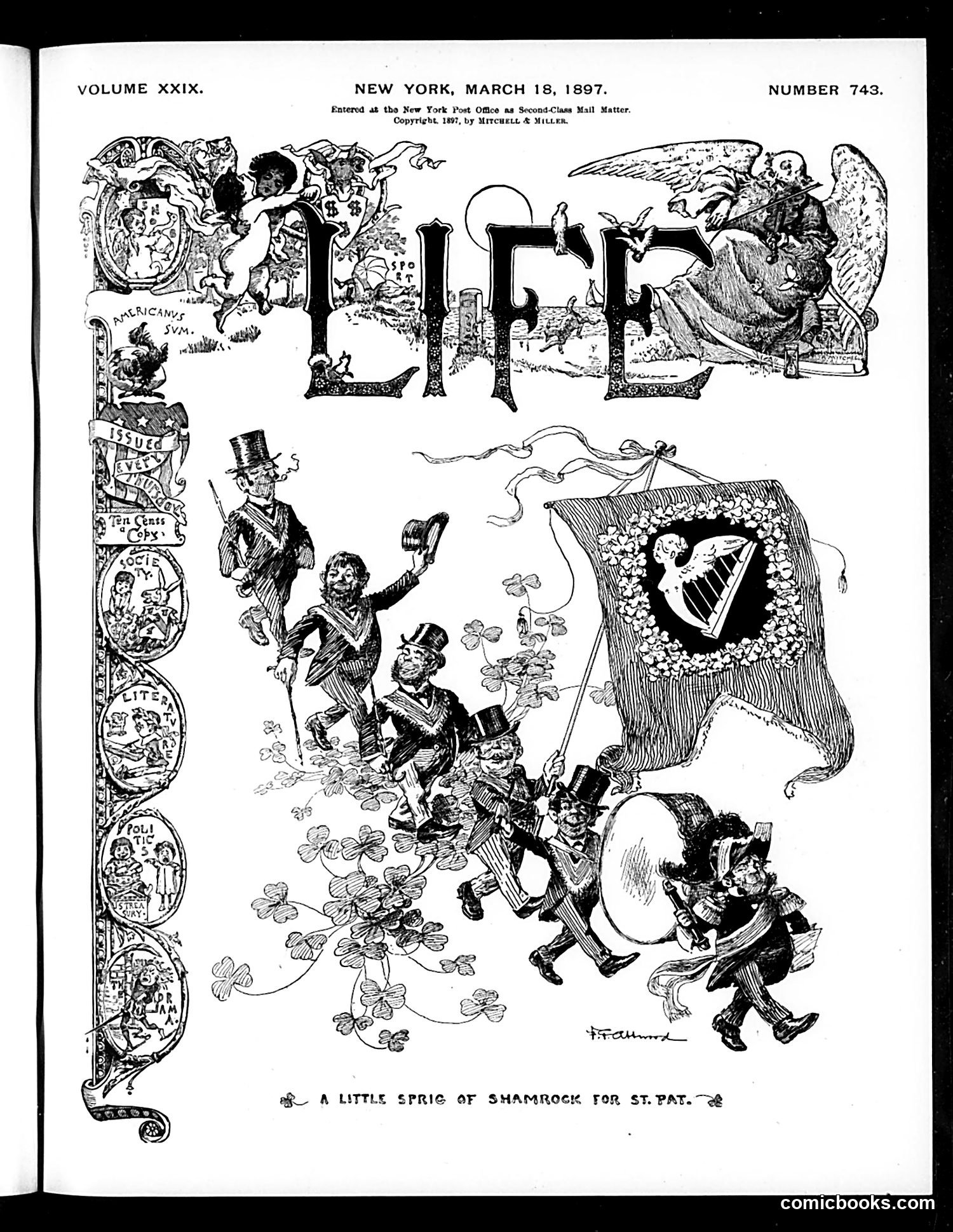 Life — March 18, 1897 — page 1: Life, 1897-03-18