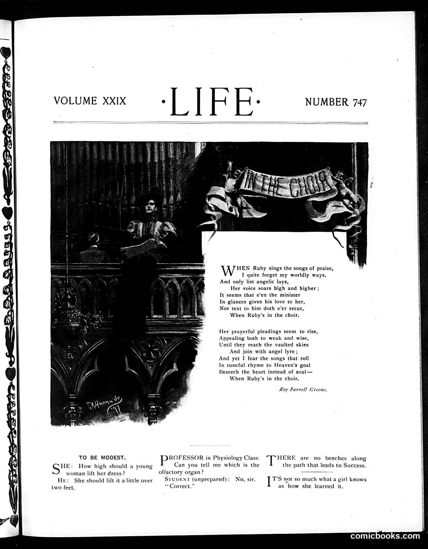 Life — April 15, 1897 — page 1: Life, 1897-04-15