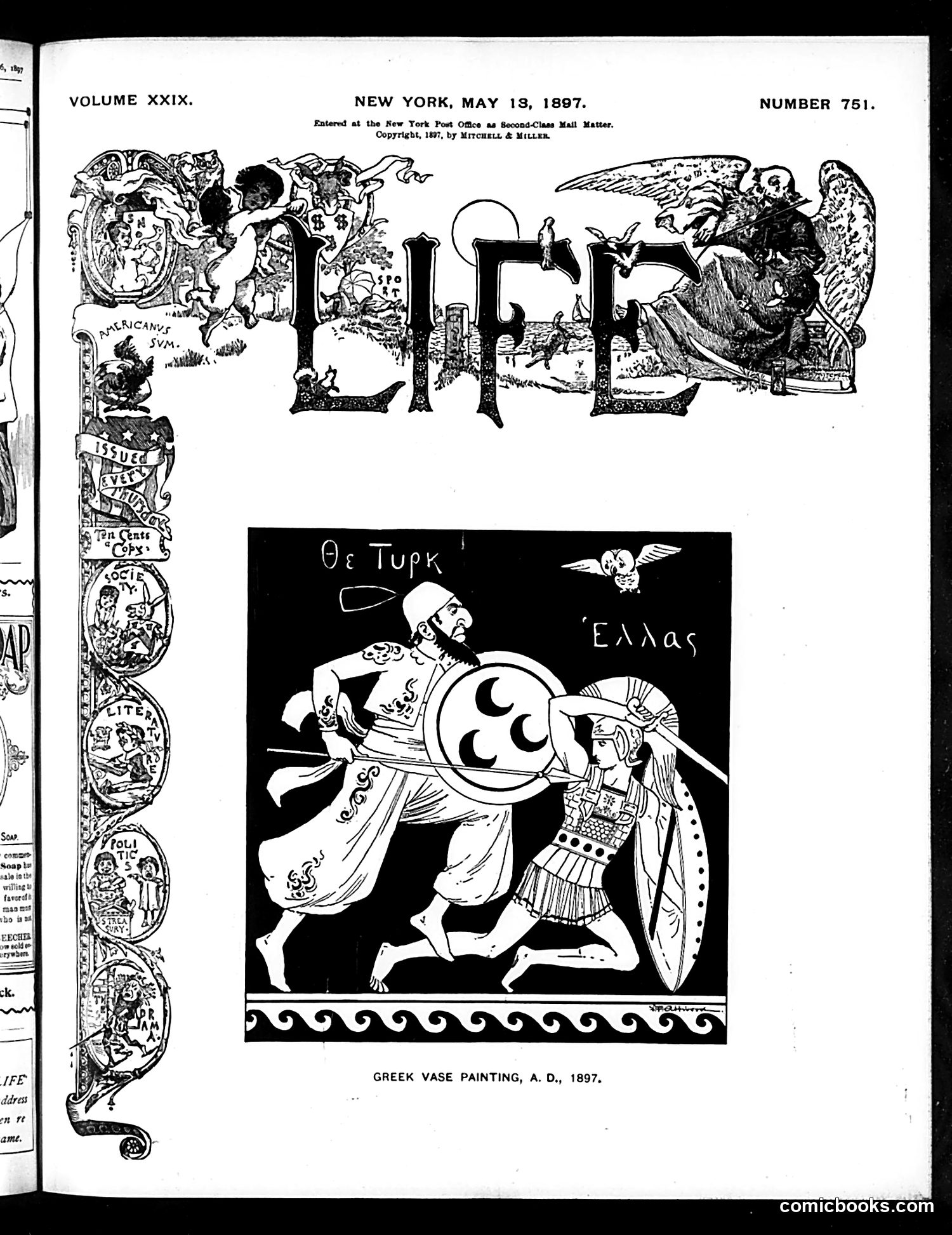 Life — May 13, 1897 — page 1: Life, 1897-05-13