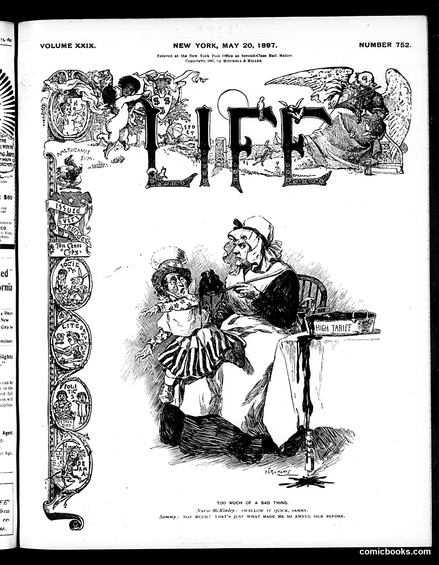 Life — May 20, 1897 — page 1: Life, 1897-05-20