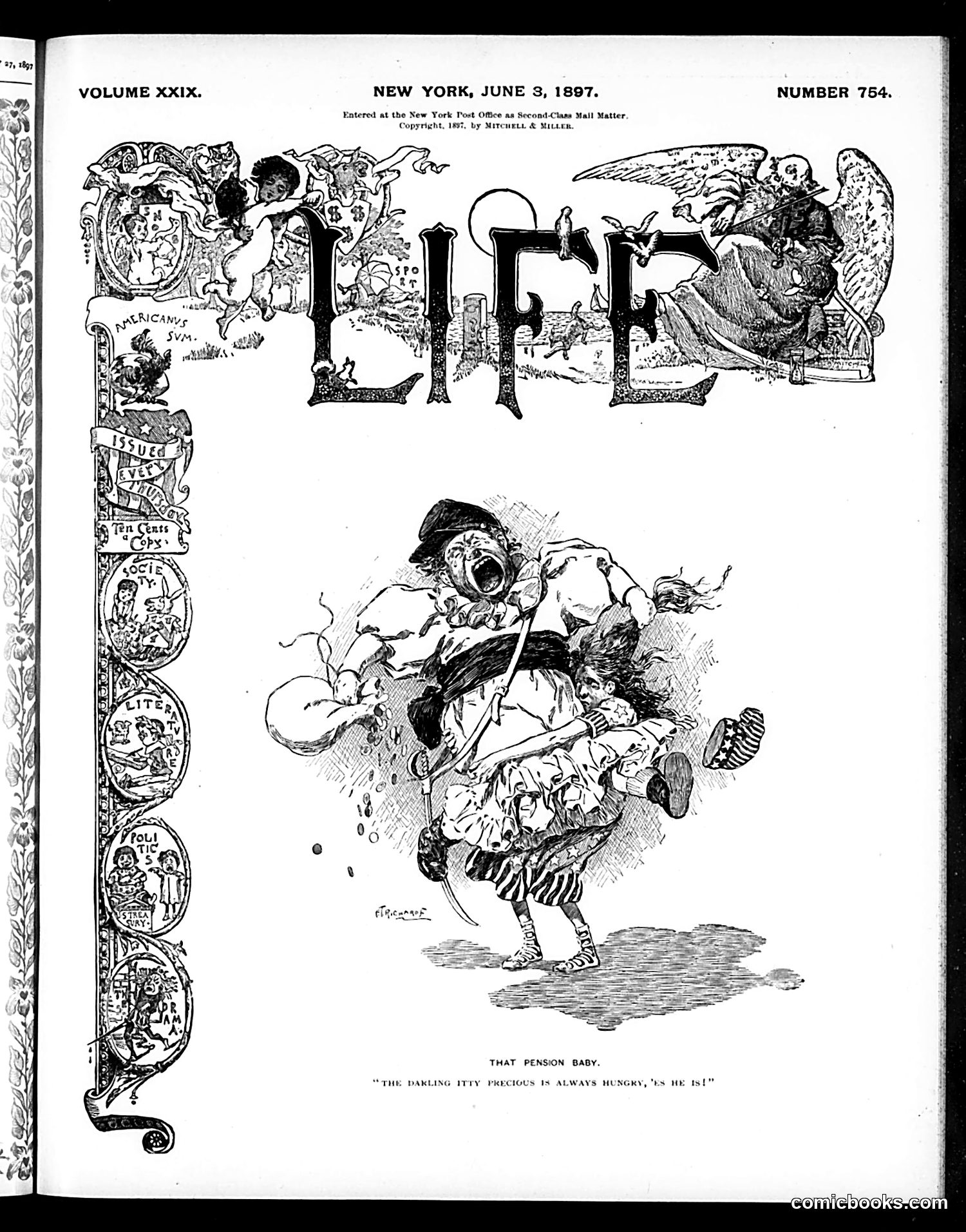 Life — June 3, 1897 — page 1: Life, 1897-06-03
