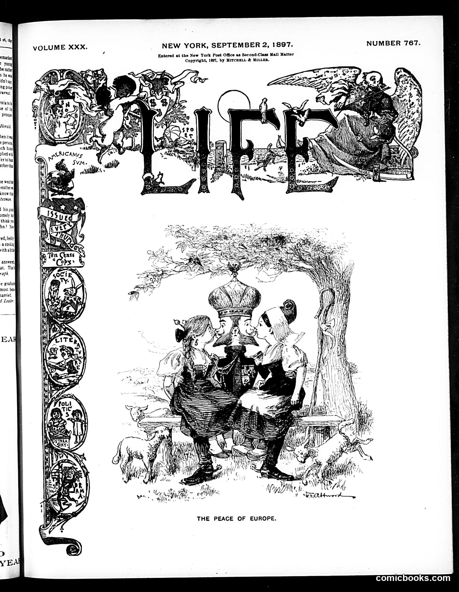 Life — September 2, 1897 — page 1: Life, 1897-09-02