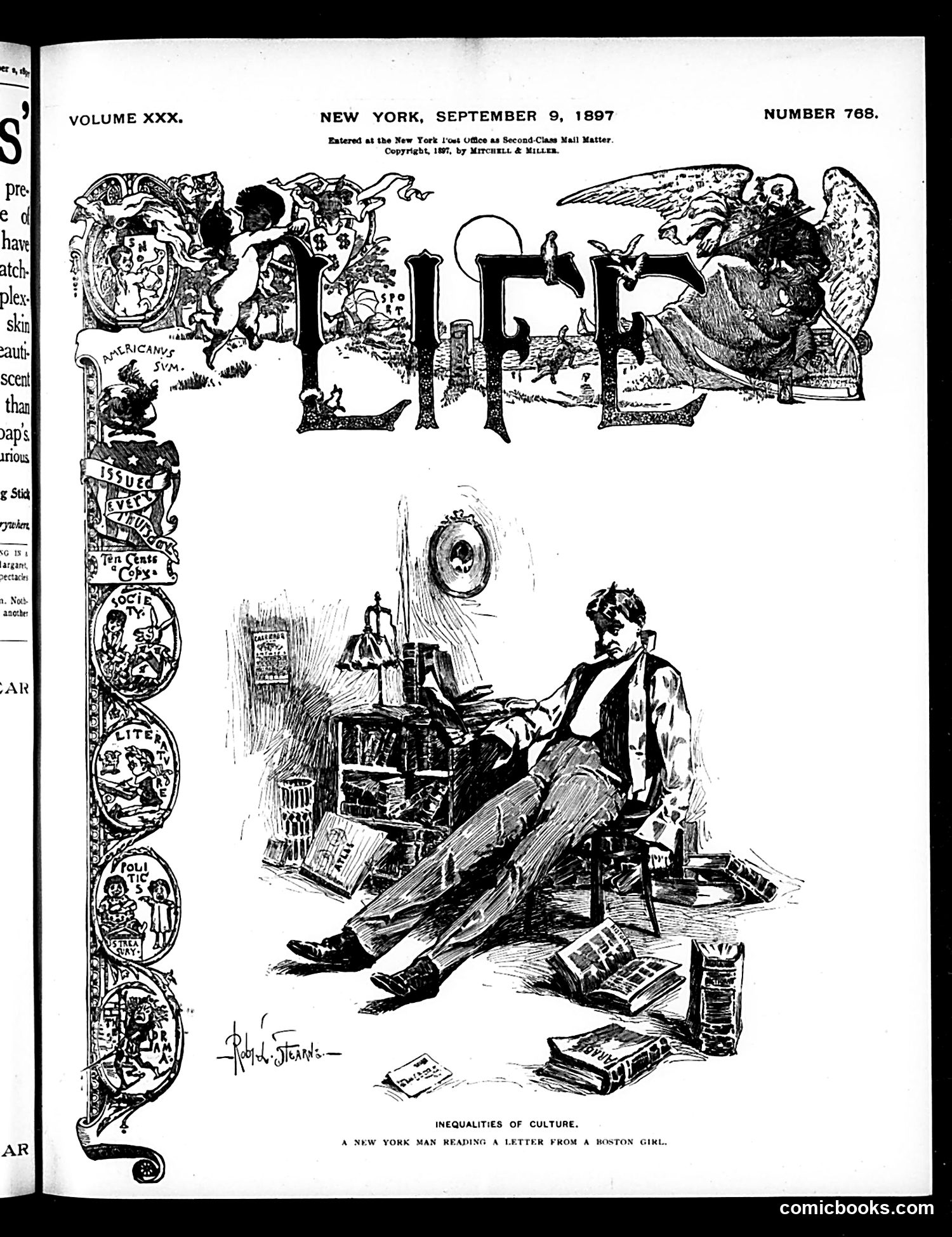 Life — September 9, 1897 — page 1: Life, 1897-09-09