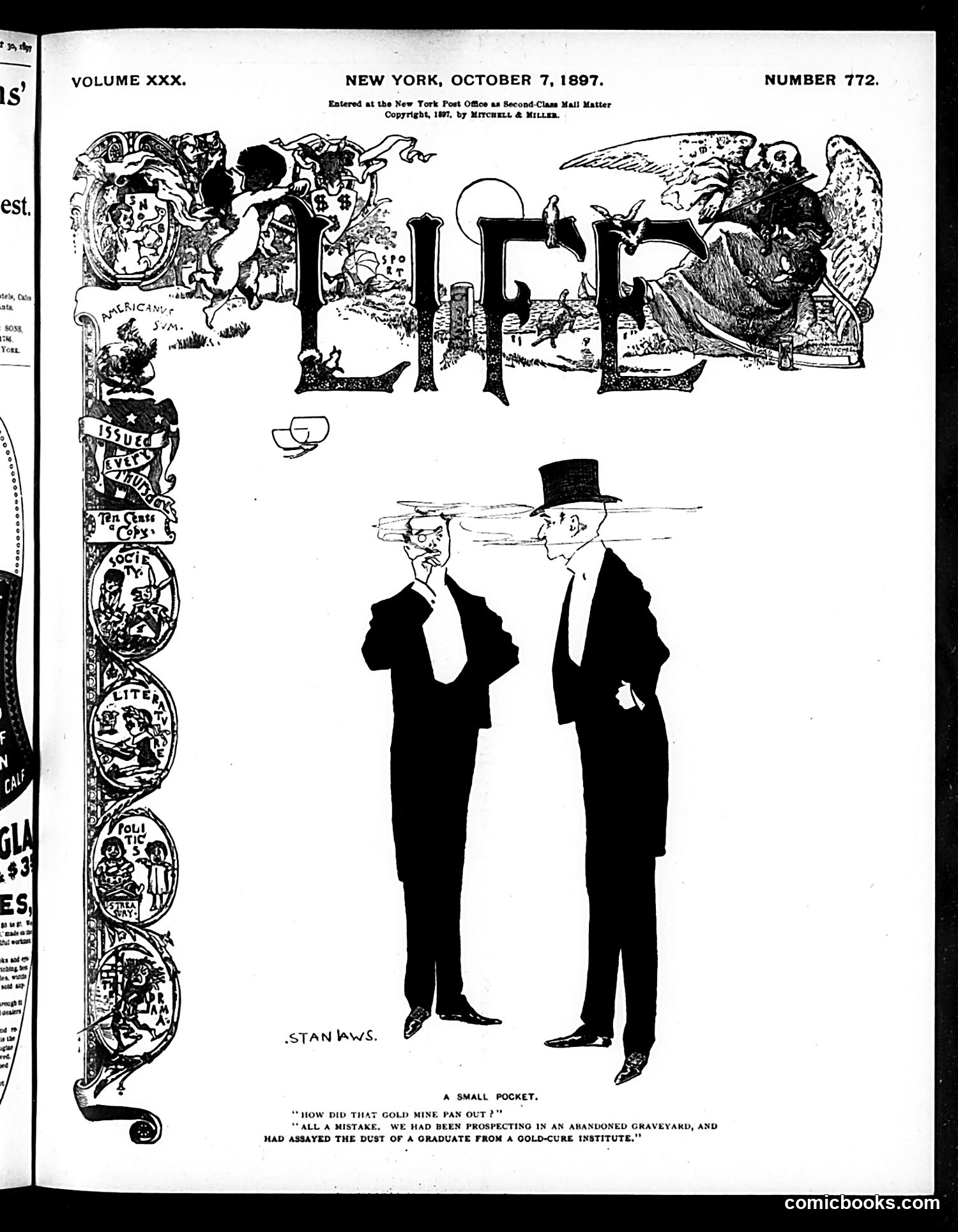 Life — October 7, 1897 — page 1: Life, 1897-10-07