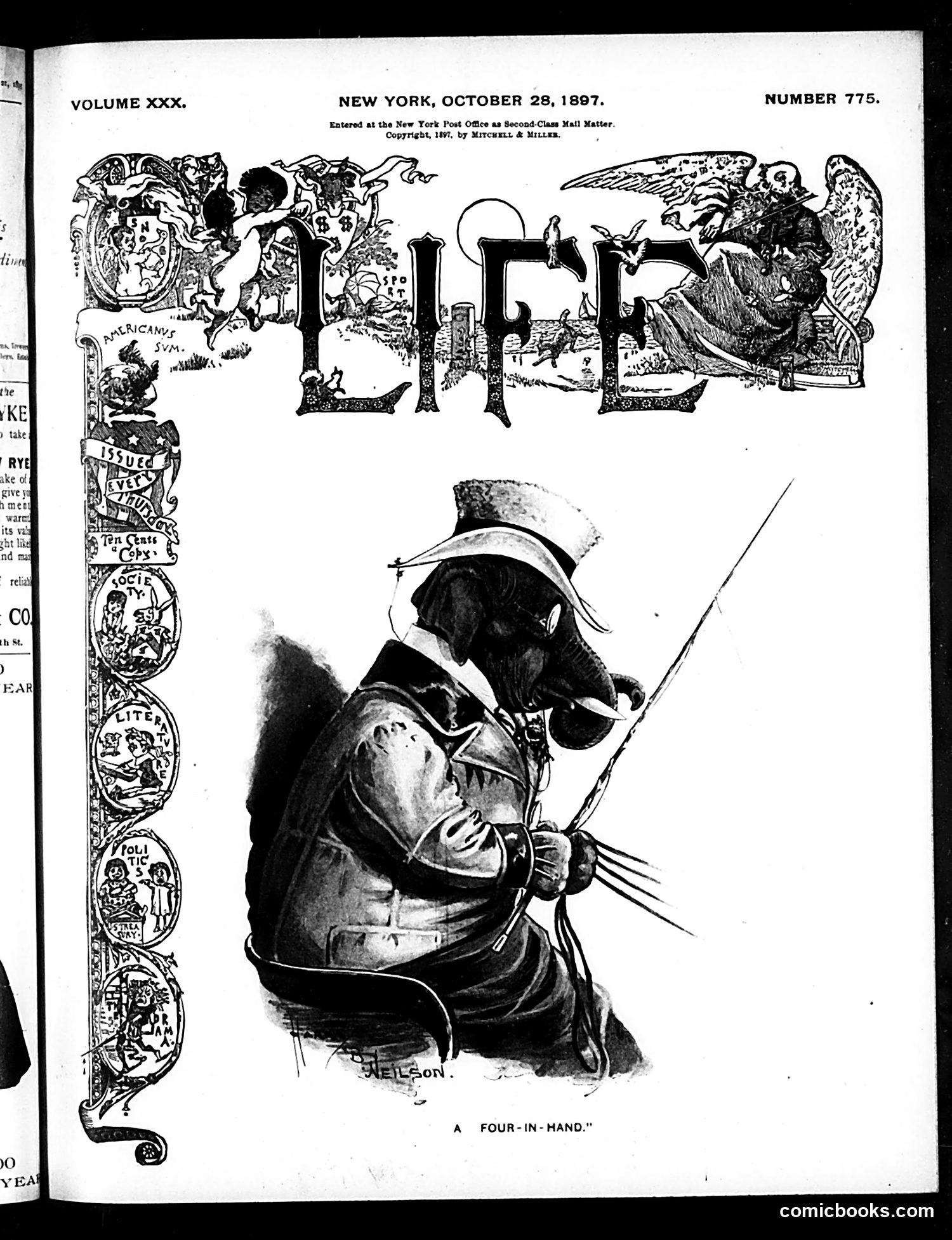 Life — October 28, 1897 — page 1: Life, 1897-10-28