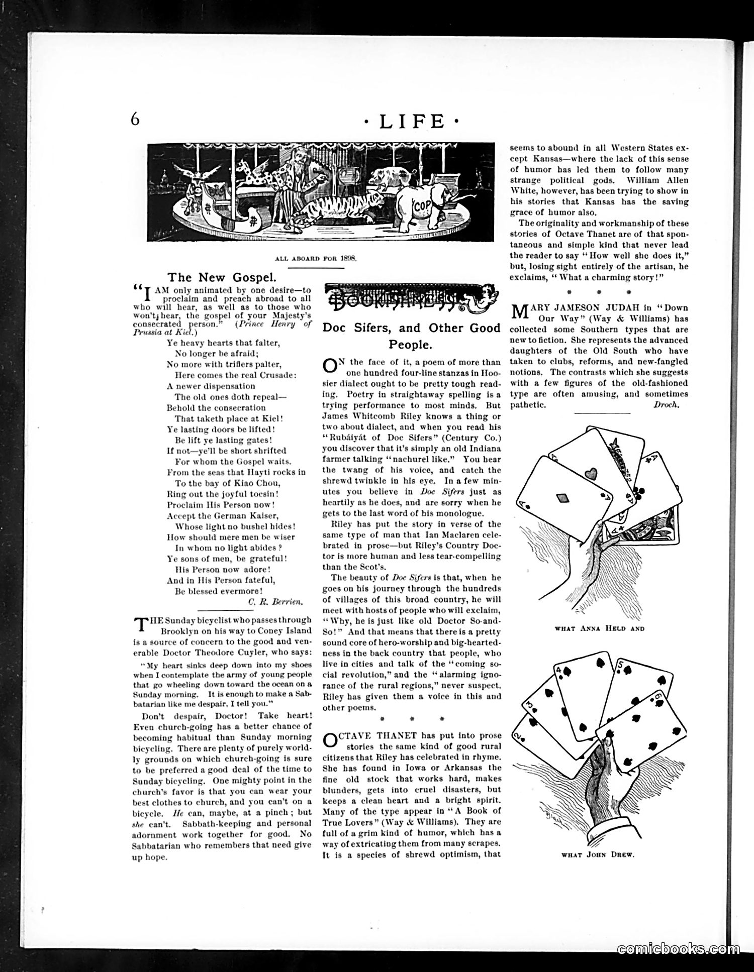 Life — January 6, 1898 — page 6: Life, 1898-01-06
