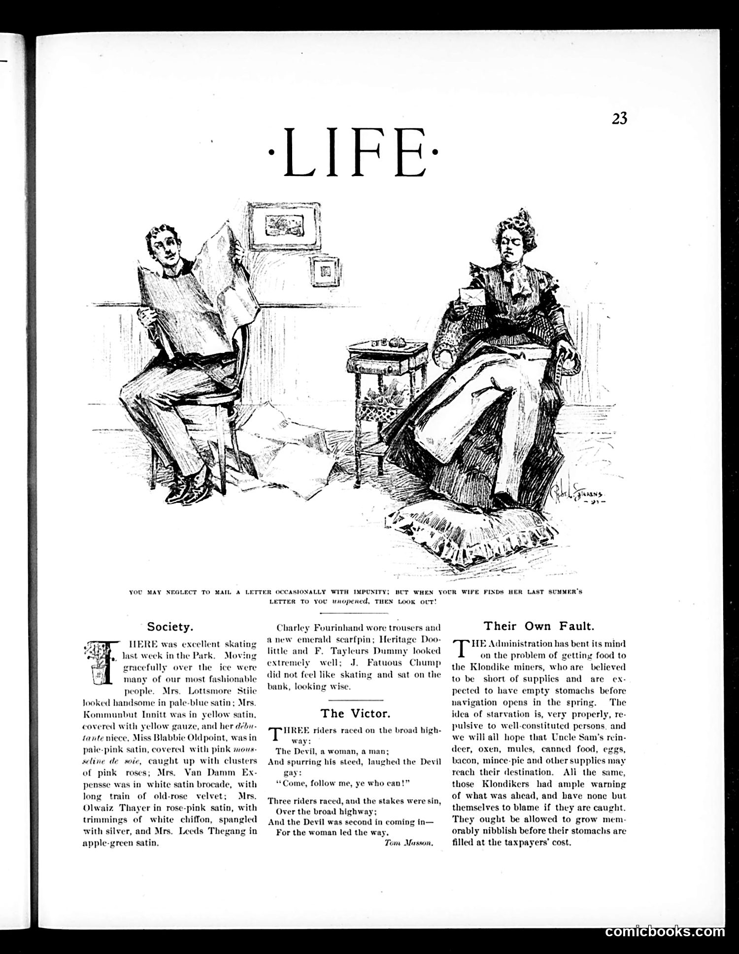 Life — January 13, 1898 — page 3: Life, 1898-01-13