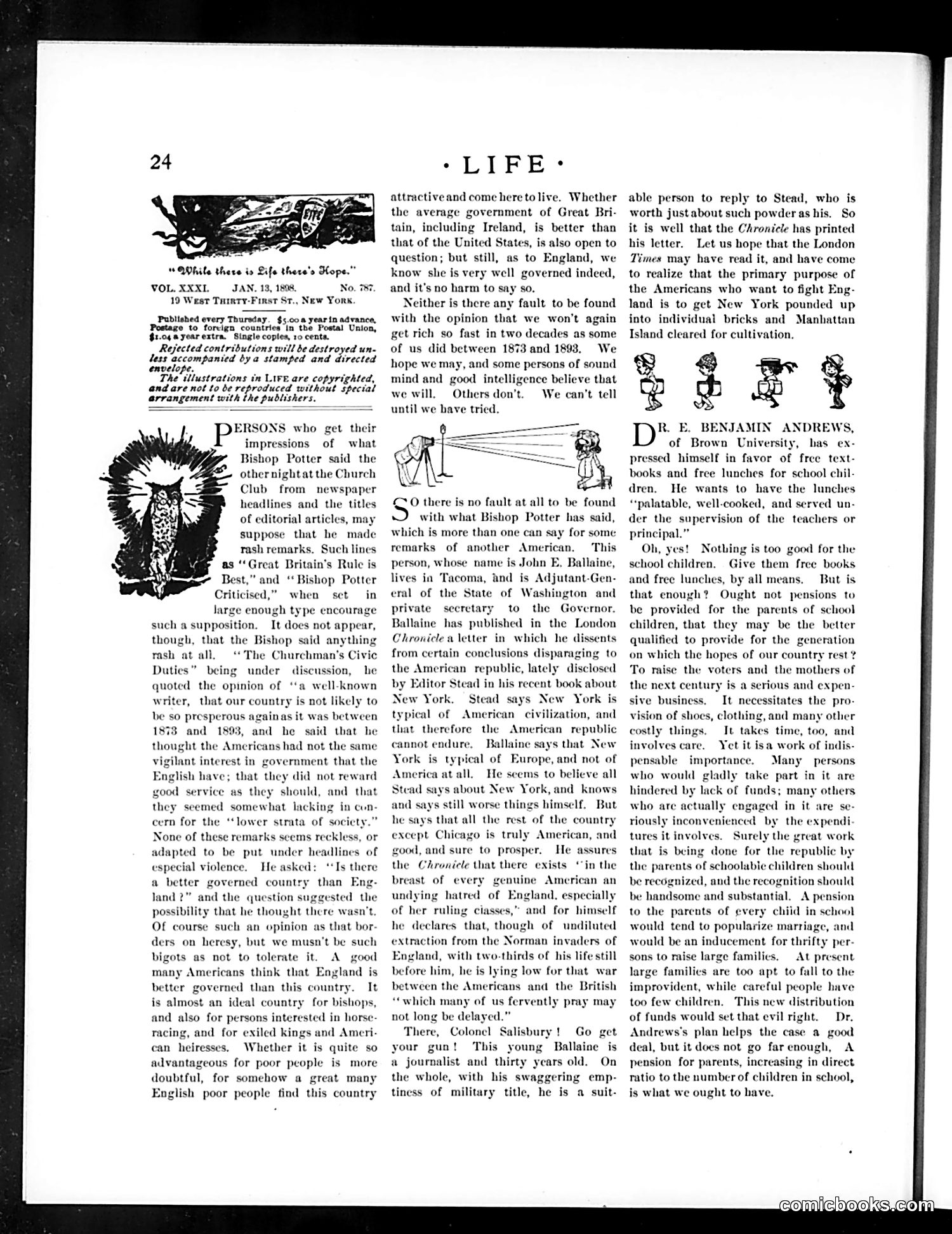Life — January 13, 1898 — page 4: Life, 1898-01-13