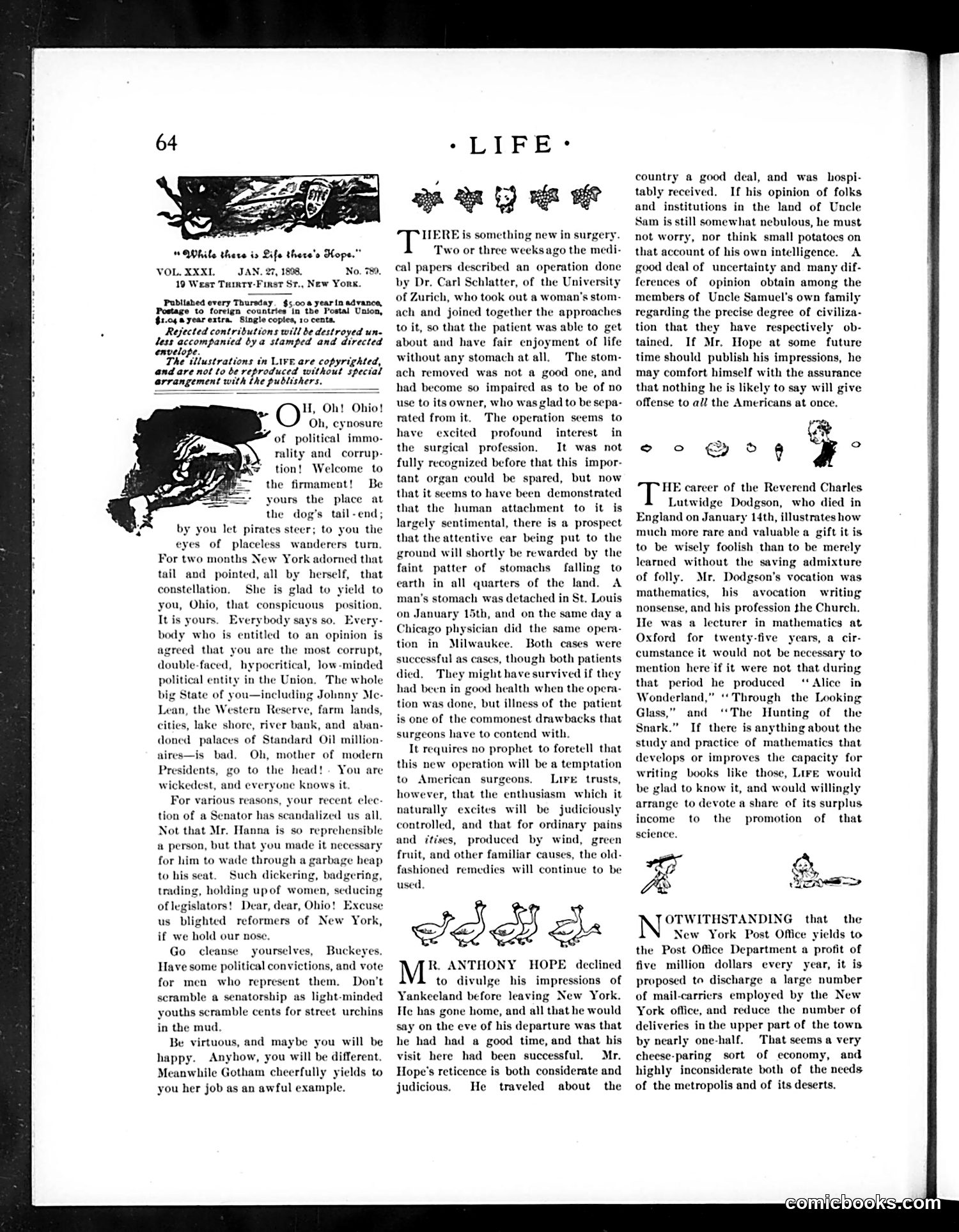 Life — January 27, 1898 — page 4: Life, 1898-01-27