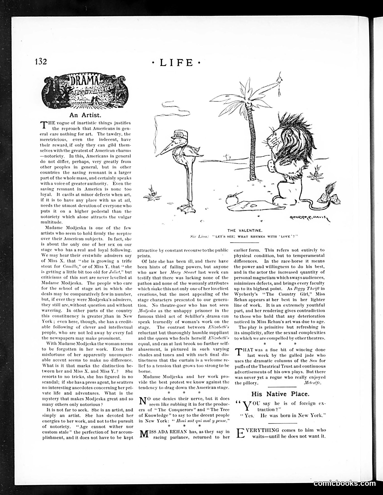 Life — February 17, 1898 — page 12: Life, 1898-02-17