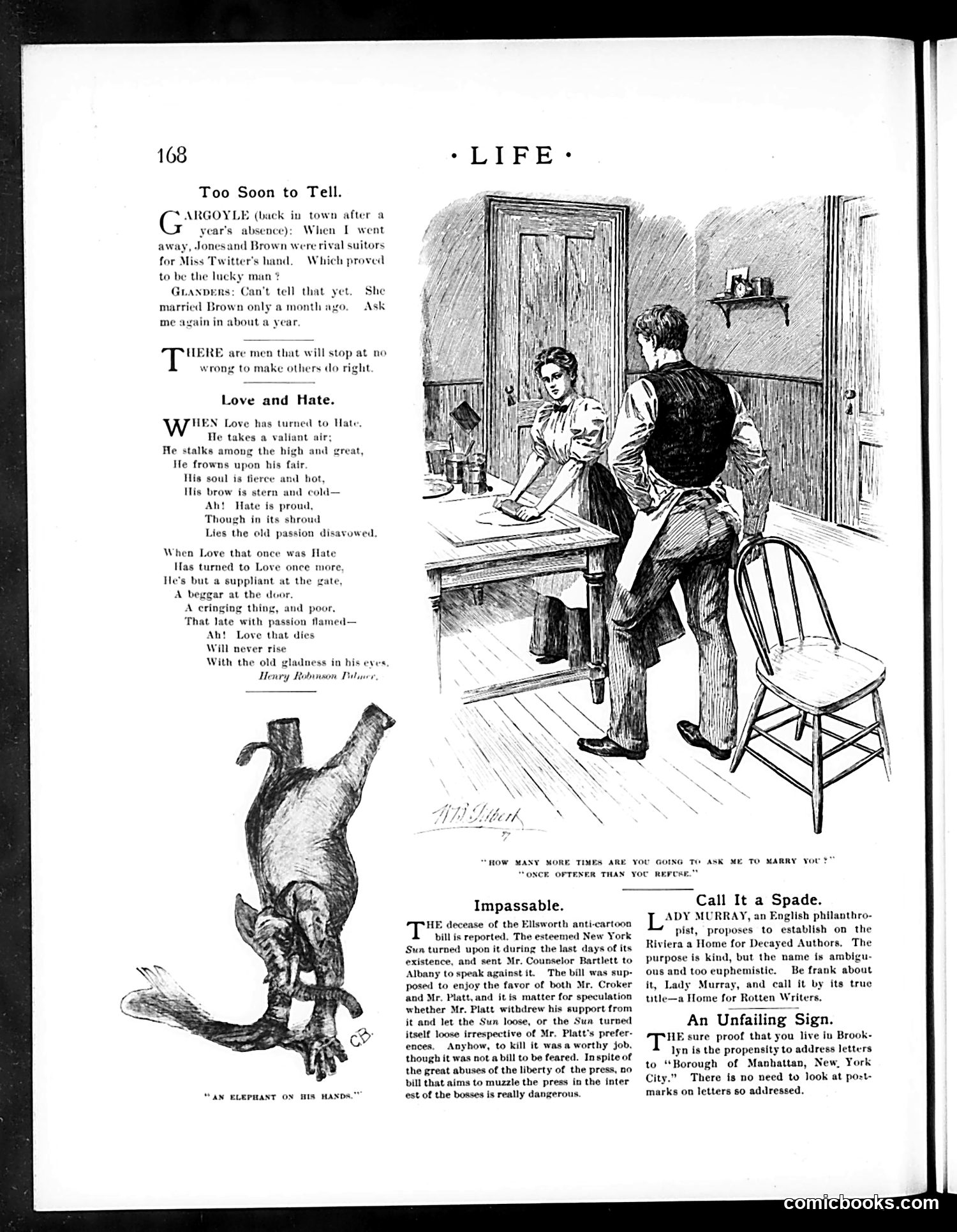 Life — March 3, 1898 — page 8: Life, 1898-03-03