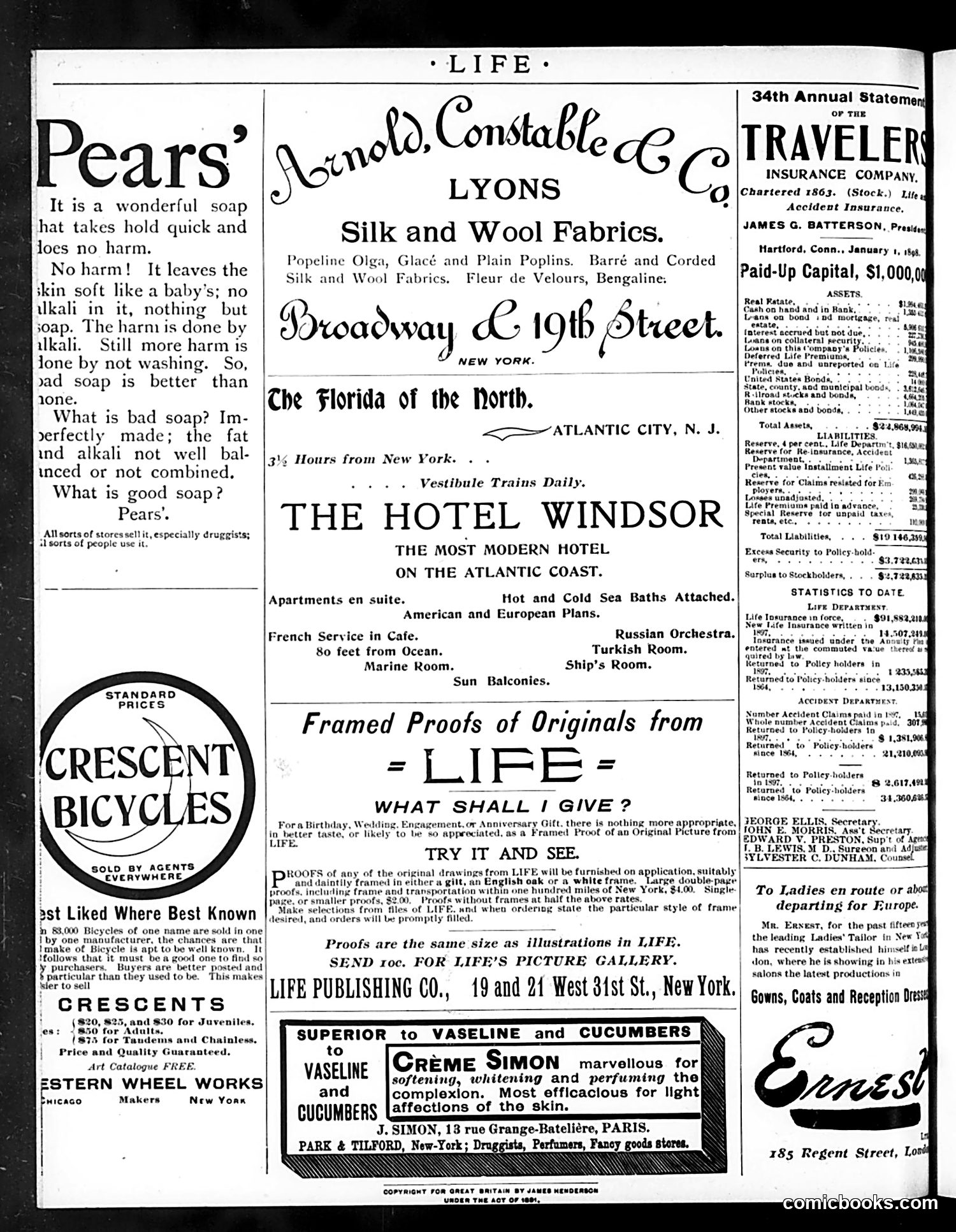 Life — March 17, 1898 — page 2: Life, 1898-03-17