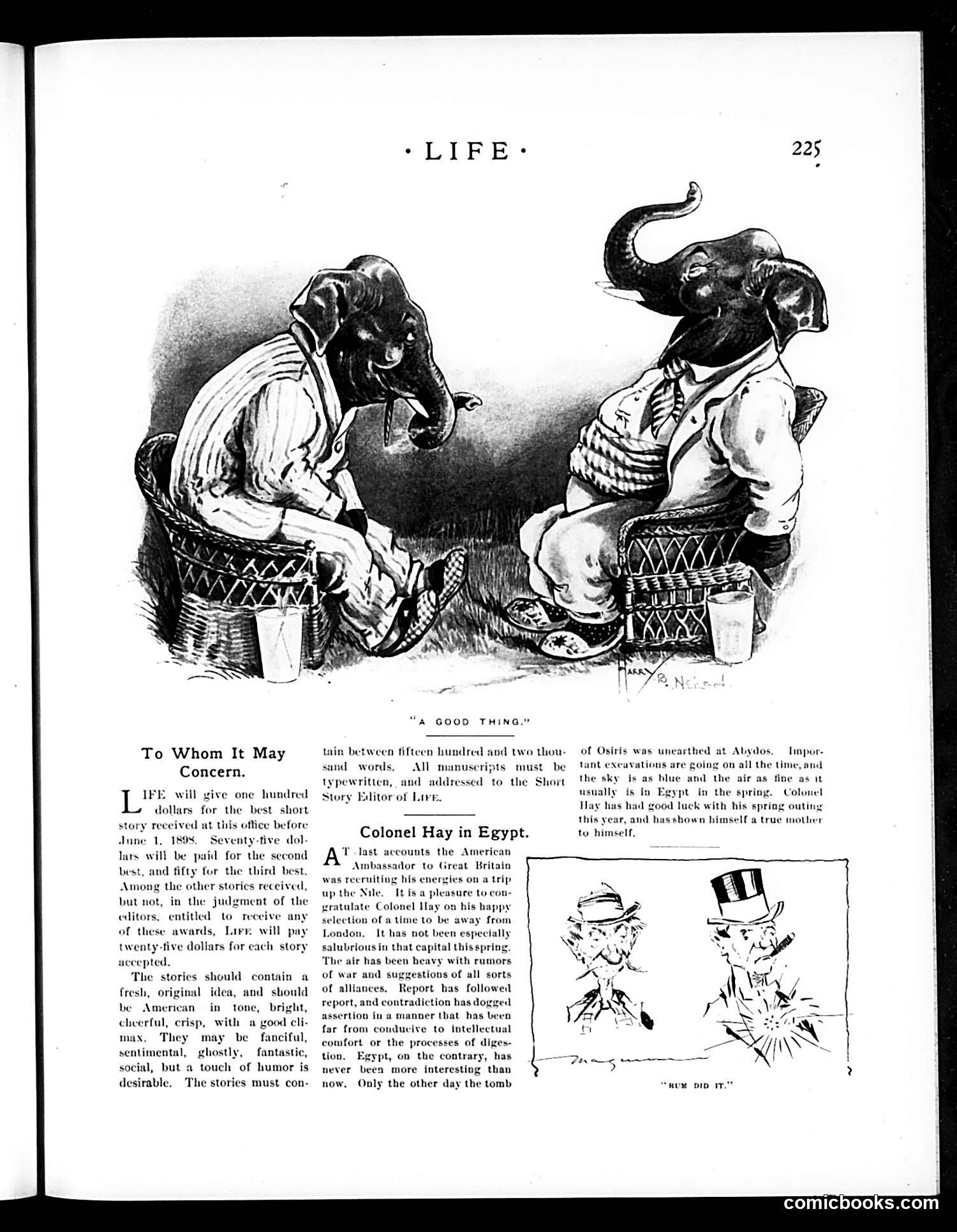 Life — March 24, 1898 — page 5: Life, 1898-03-24
