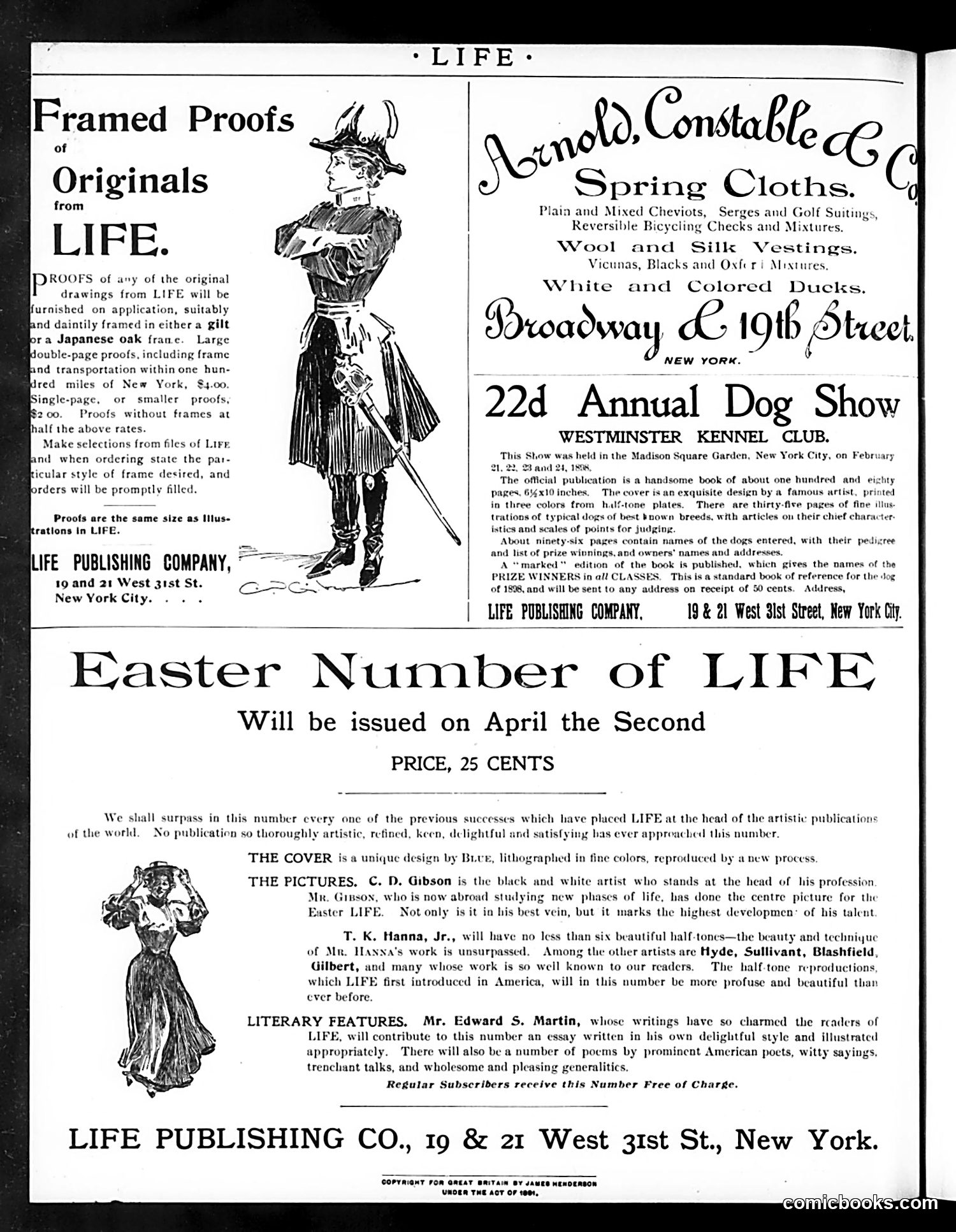 Life — March 31, 1898 — page 2: Life, 1898-03-31
