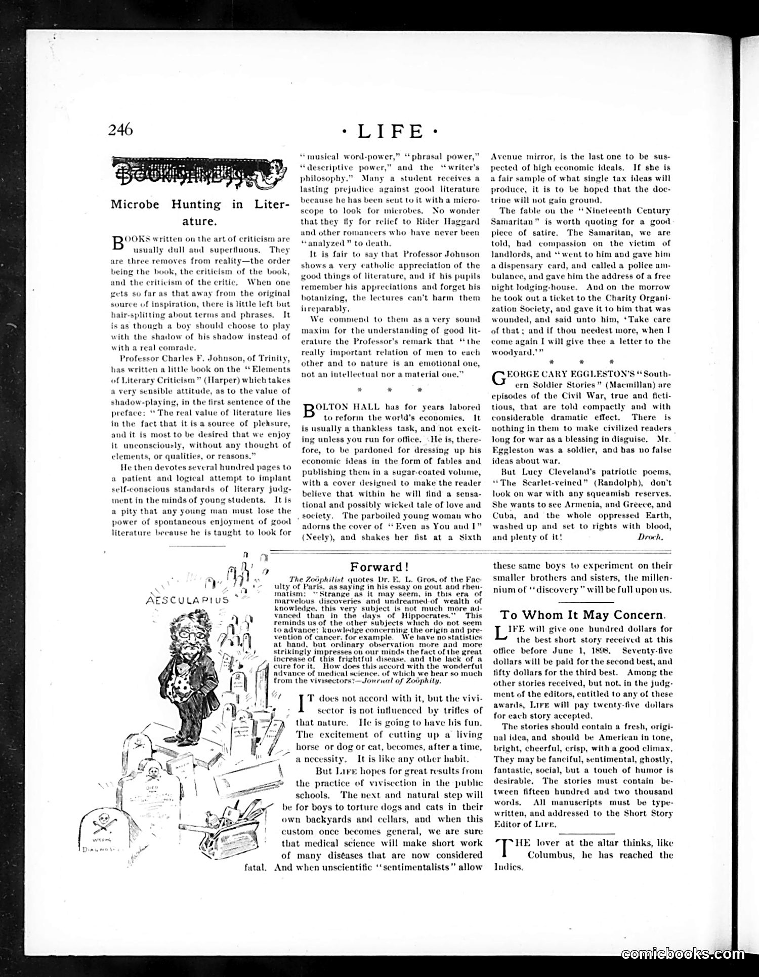 Life — March 31, 1898 — page 6: Life, 1898-03-31
