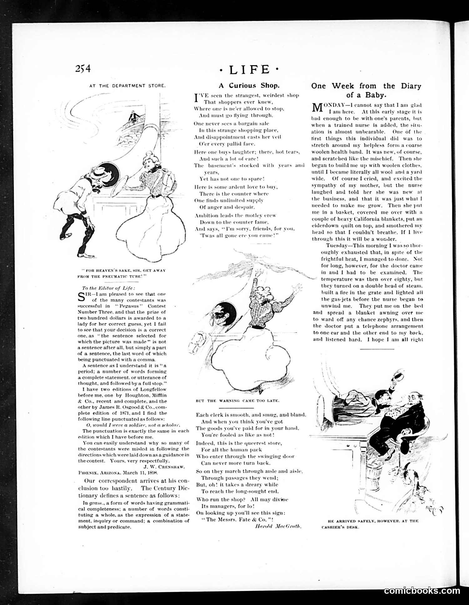 Life — March 31, 1898 — page 14: Life, 1898-03-31
