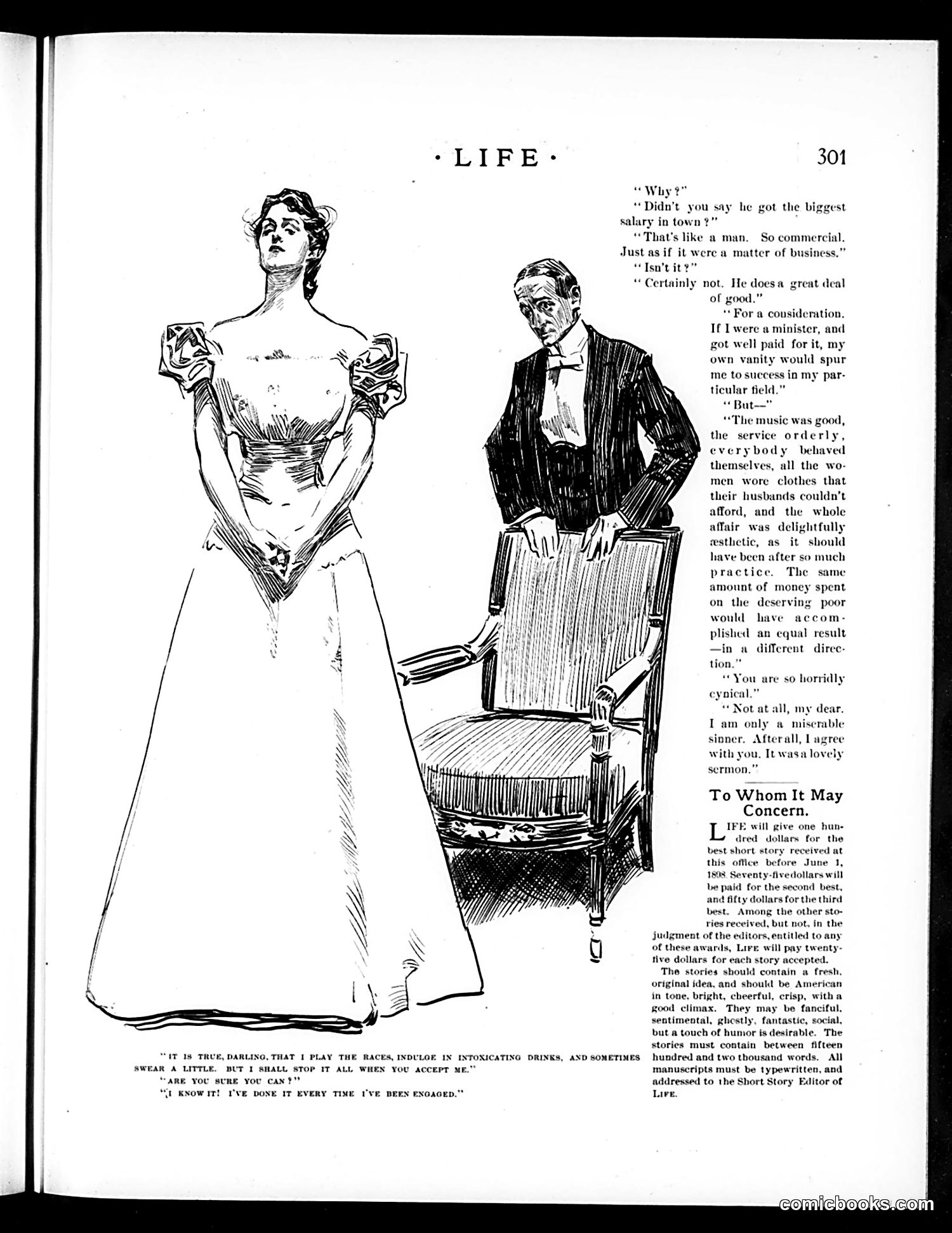 Life — April 7, 1898 — page 9: Life, 1898-04-07