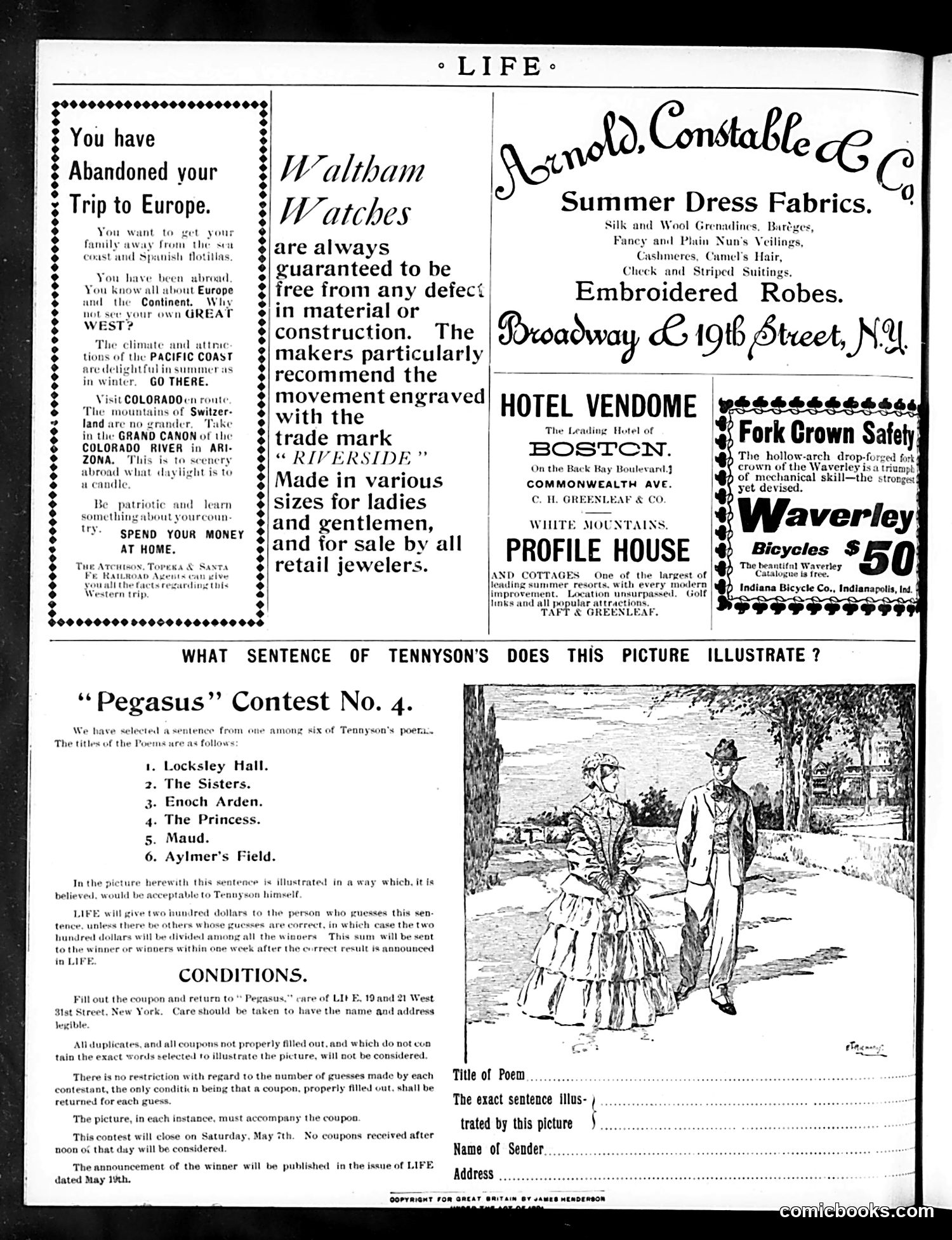 Life — April 28, 1898 — page 2: Life, 1898-04-28