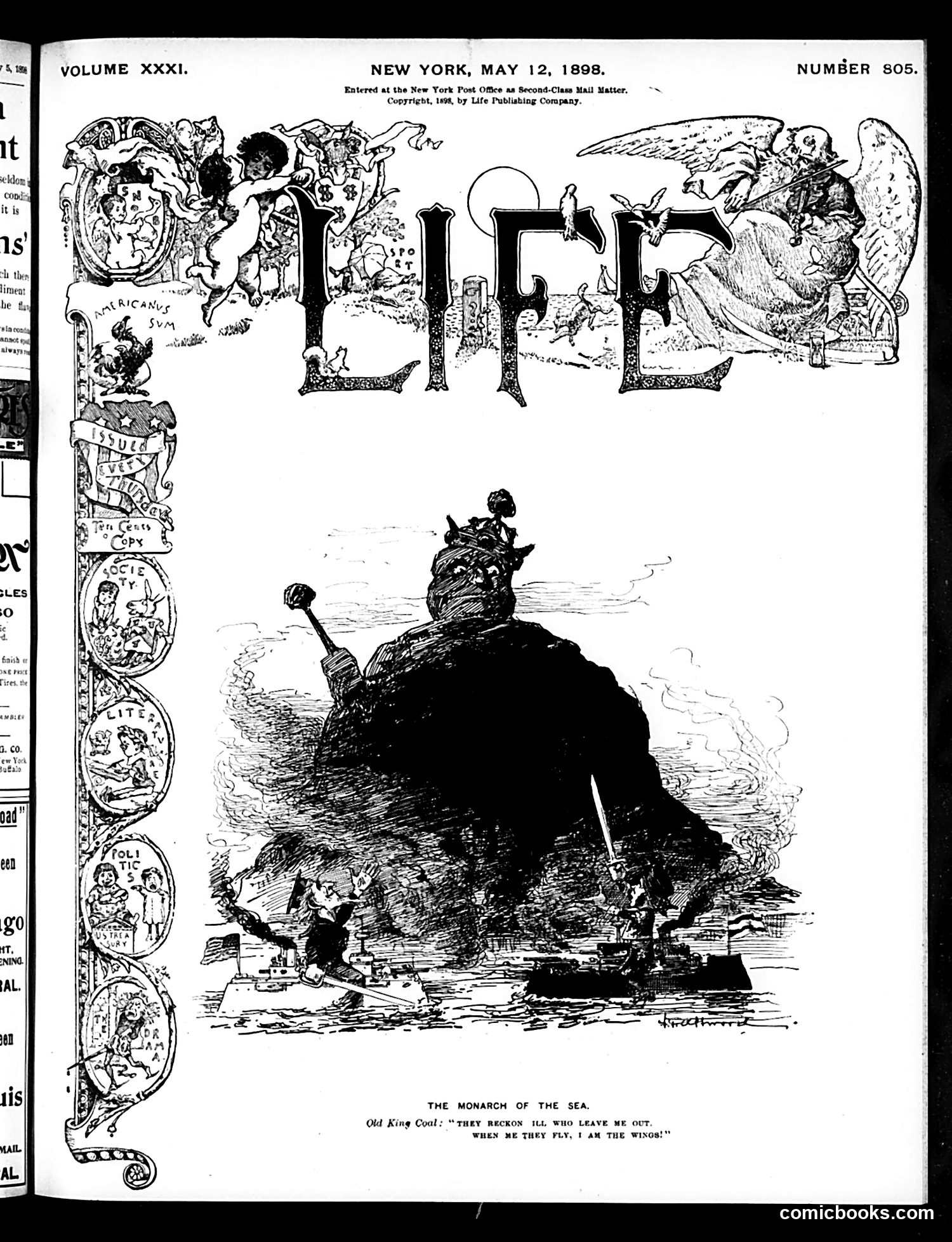 Life — May 12, 1898 — page 1: Life, 1898-05-12
