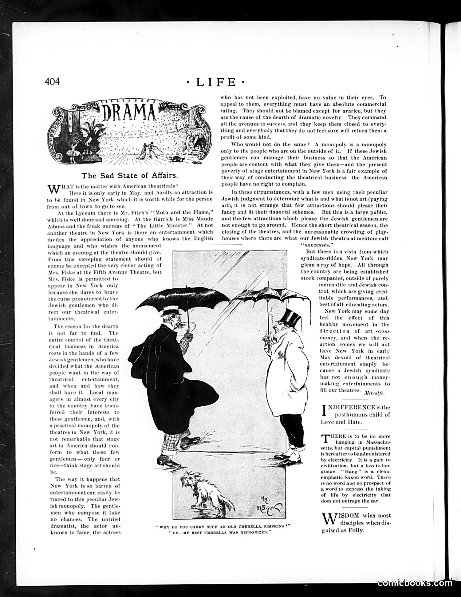 Life — May 12, 1898 — page 12: Life, 1898-05-12