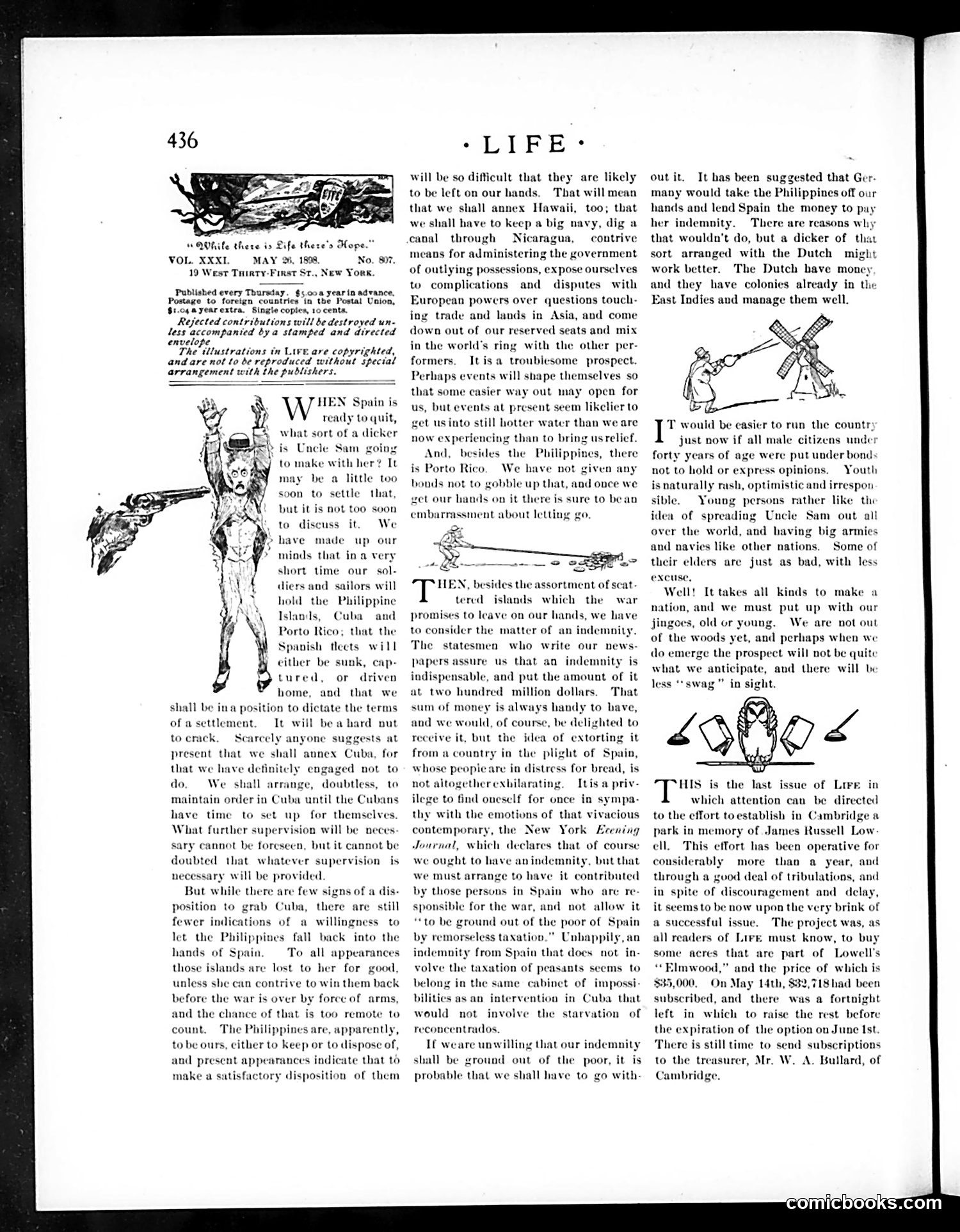 Life — May 26, 1898 — page 4: Life, 1898-05-26