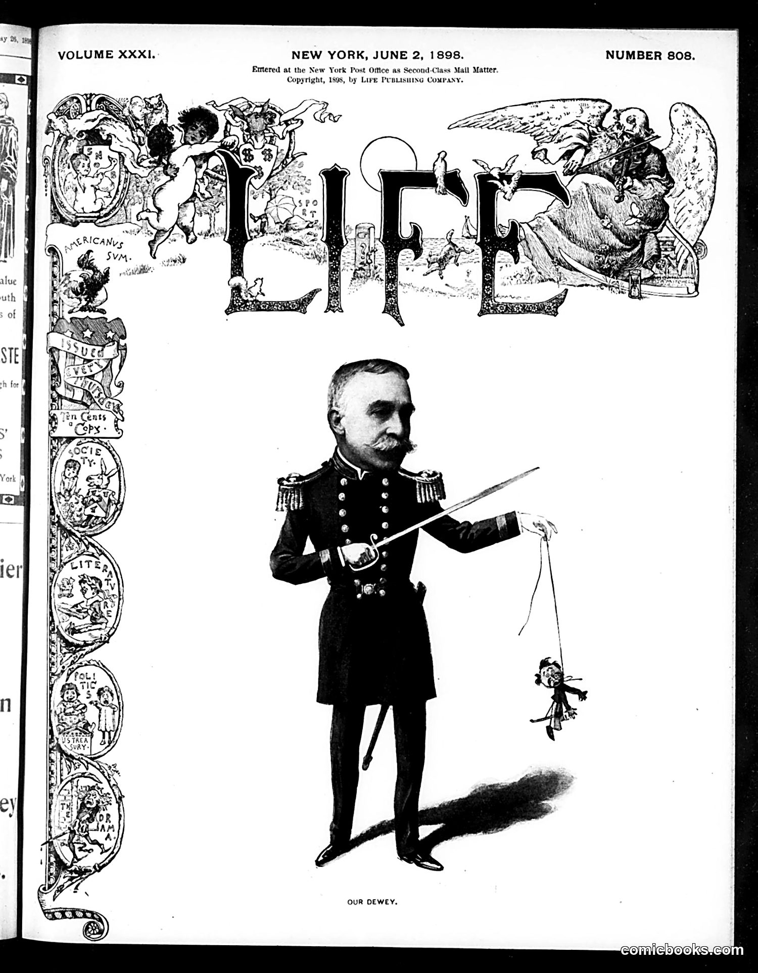 Life — June 2, 1898 — page 1: Life, 1898-06-02