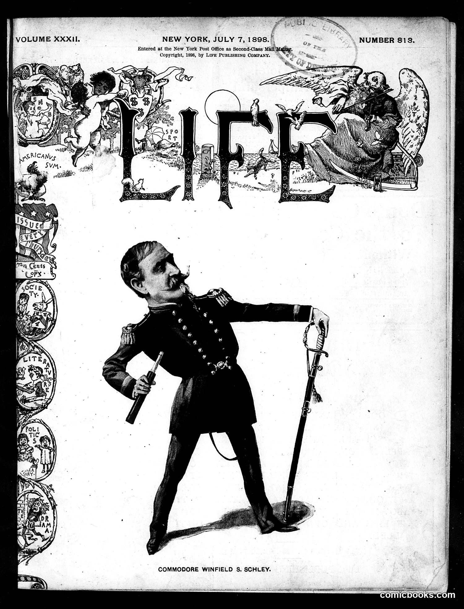 Life — July 7, 1898 — page 1: Life, 1898-07-07