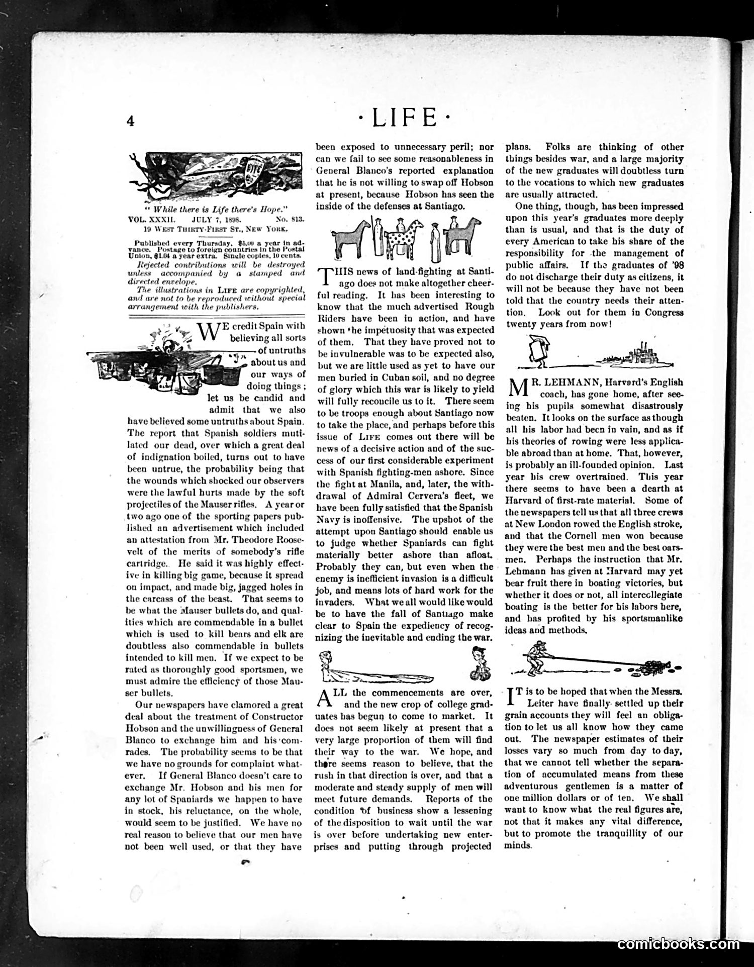 Life — July 7, 1898 — page 4: Life, 1898-07-07